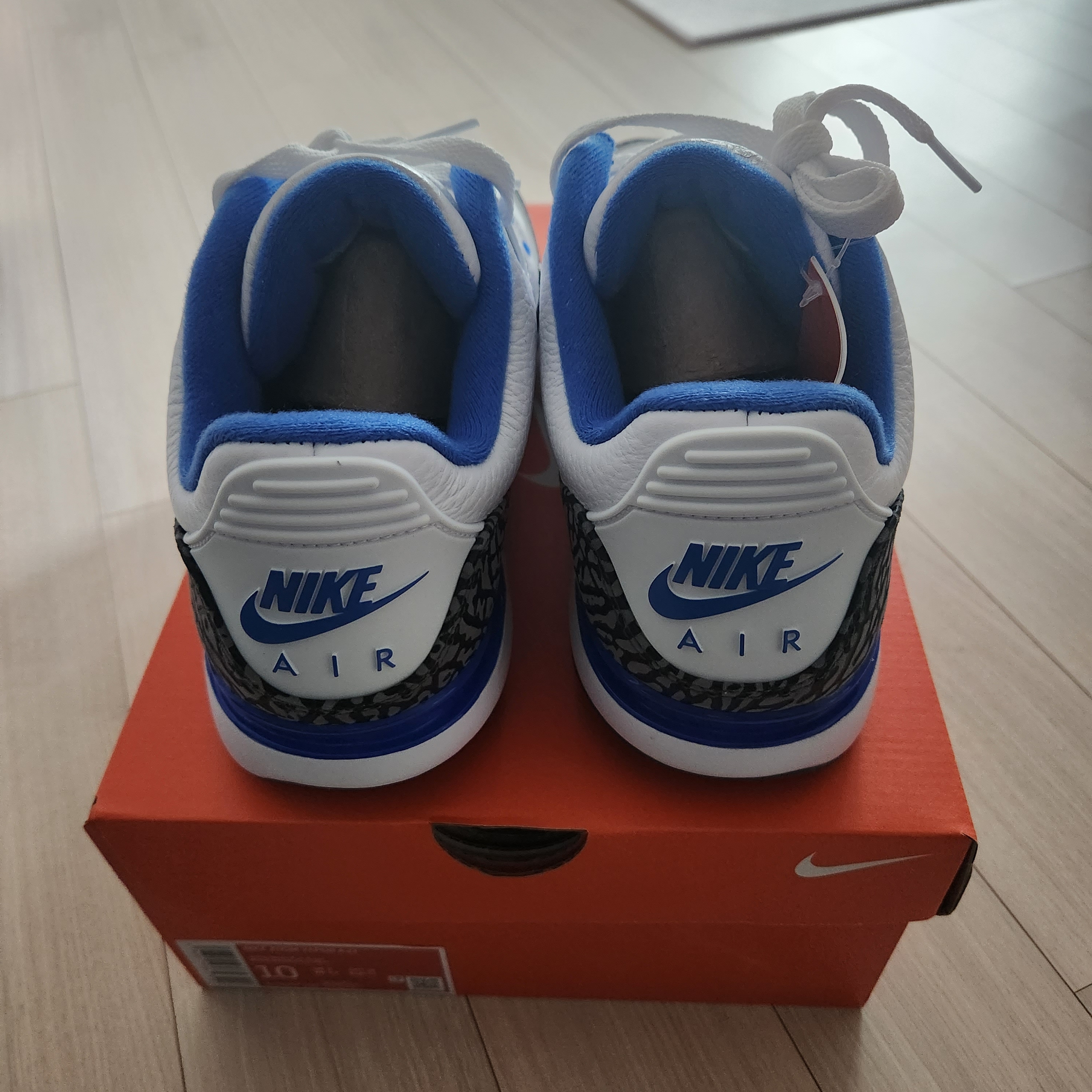 Nike Court Air Zoom Vapor AJ3 Racer Blue 착용 스타일 - 3