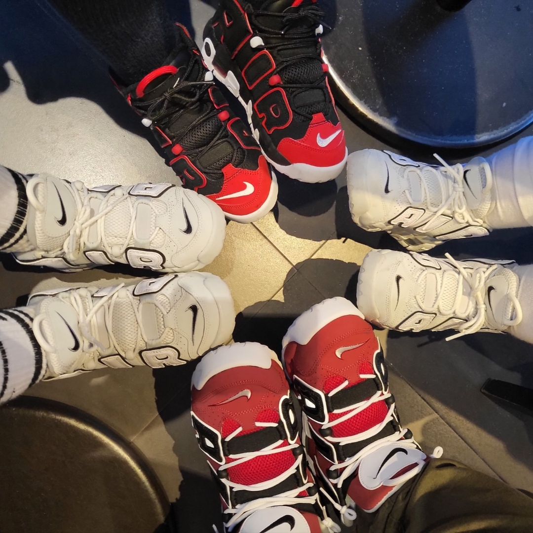 Nike Air More Uptempo 96 Bulls 2021 착용 스타일
