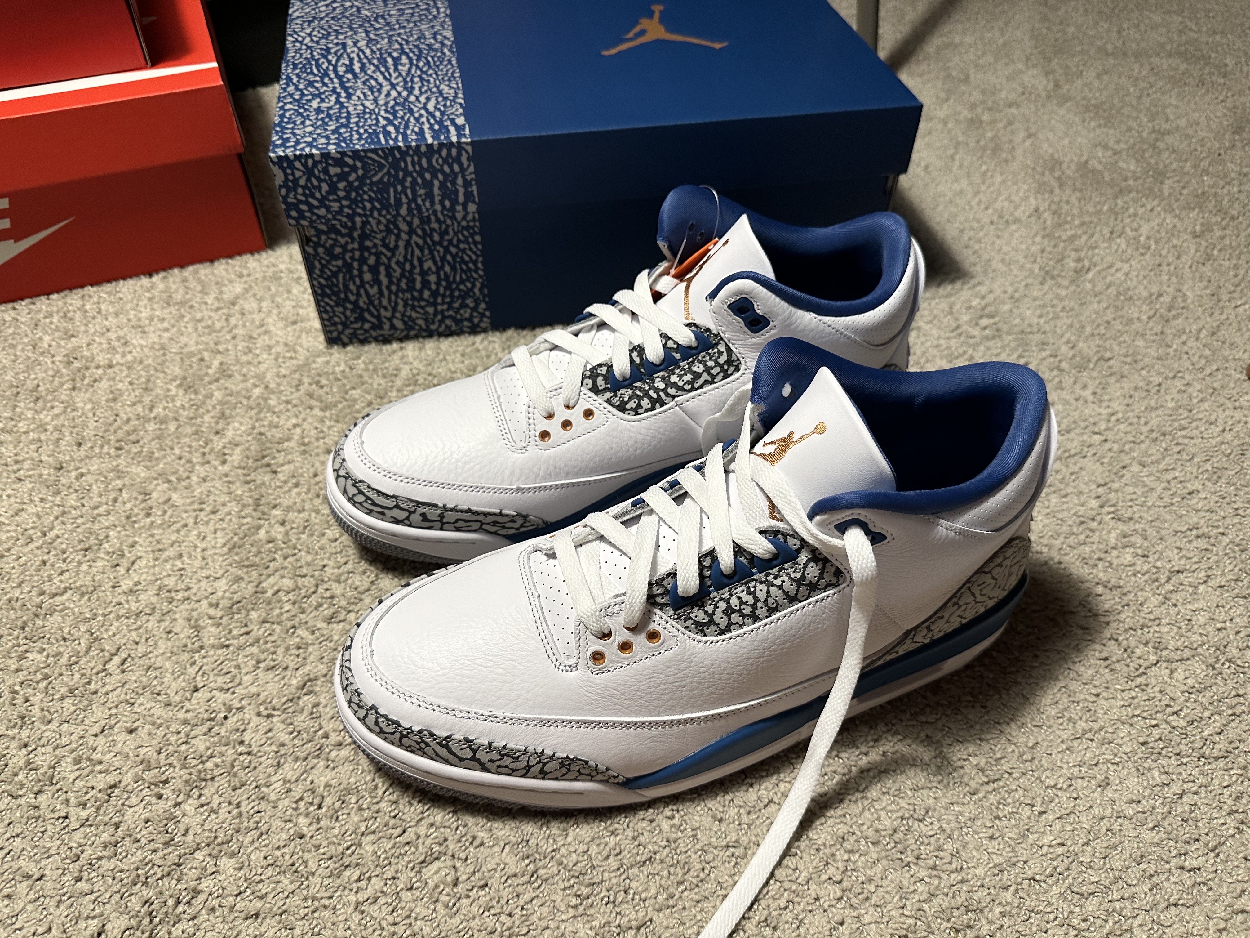 Jordan 3 Retro True Blue and Copper 착용 스타일 - 2