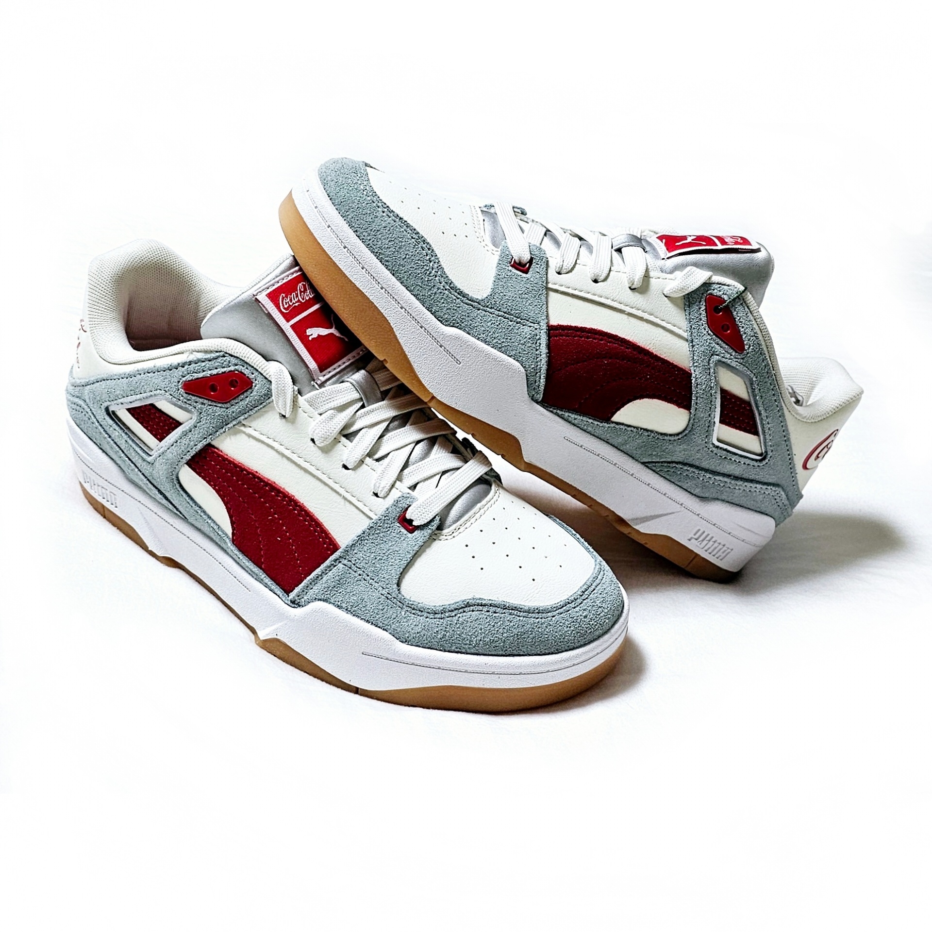 Puma x Coca-Cola Slipstream Slate Racing Red 착용 스타일 - 3