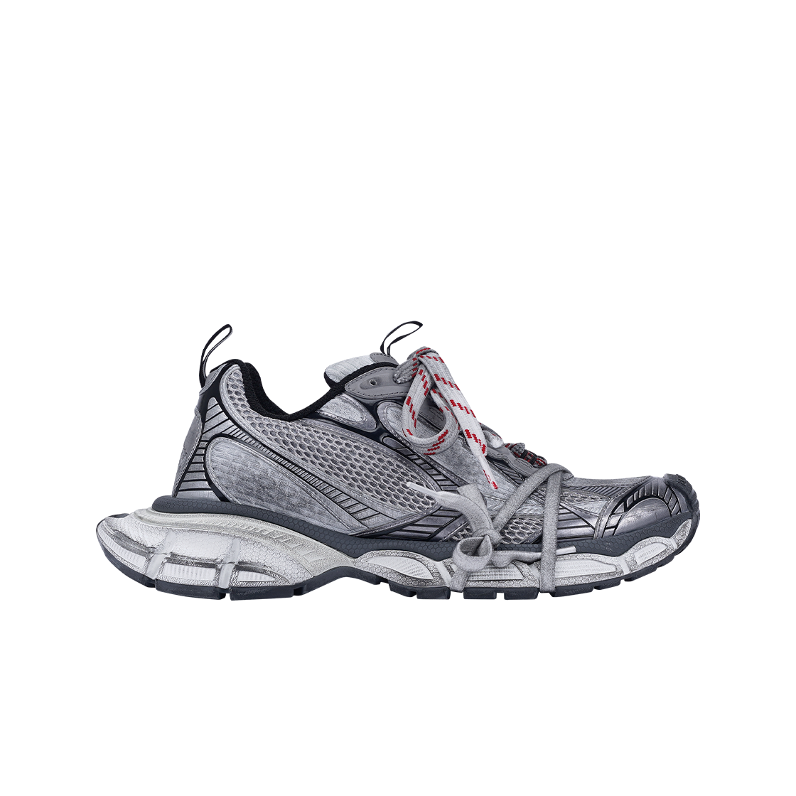 발렌시아가 3XL 스니커즈 그레이 화이트 레드(Balenciaga 3XL Sneakers Grey White Red)