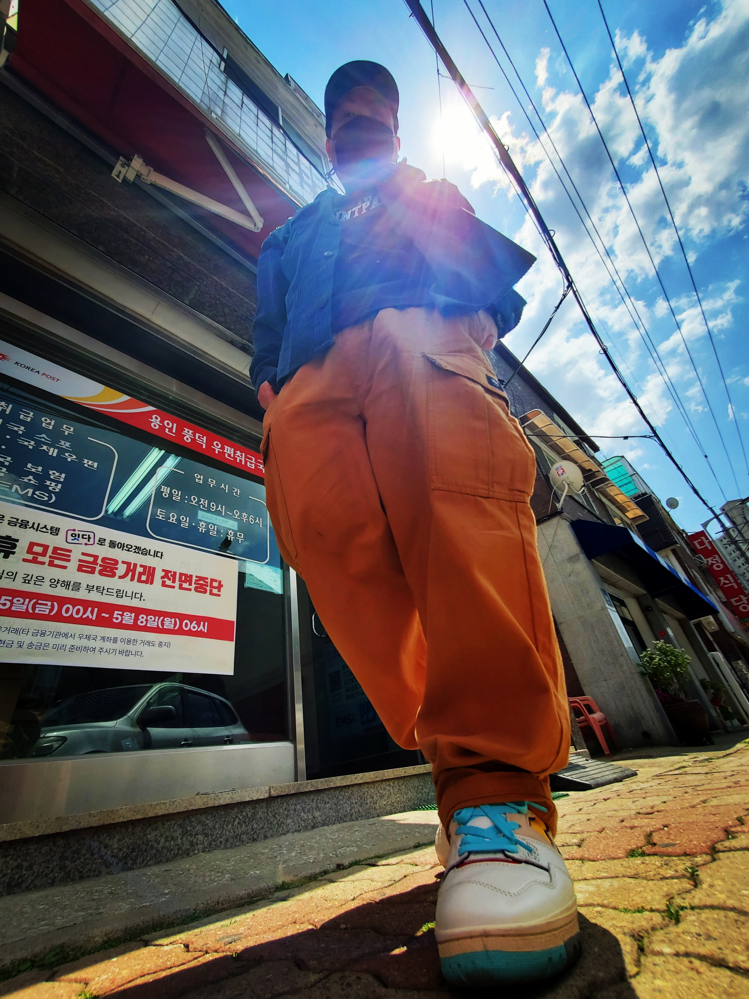 New Balance 550 Sea Salt Yellow - 2E Wide, New Era x Fear of God 59FIFTY Corduroy Size Cap Walnut 착용 스타일 - 4