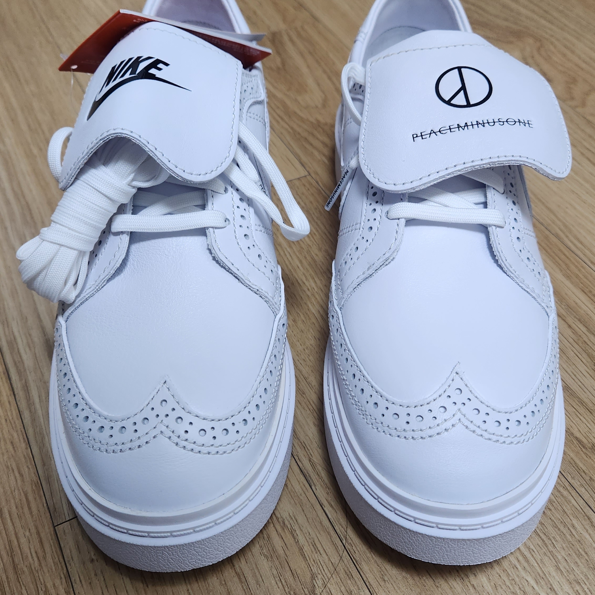 Nike x Peaceminusone Kwondo1 White 착용 스타일
