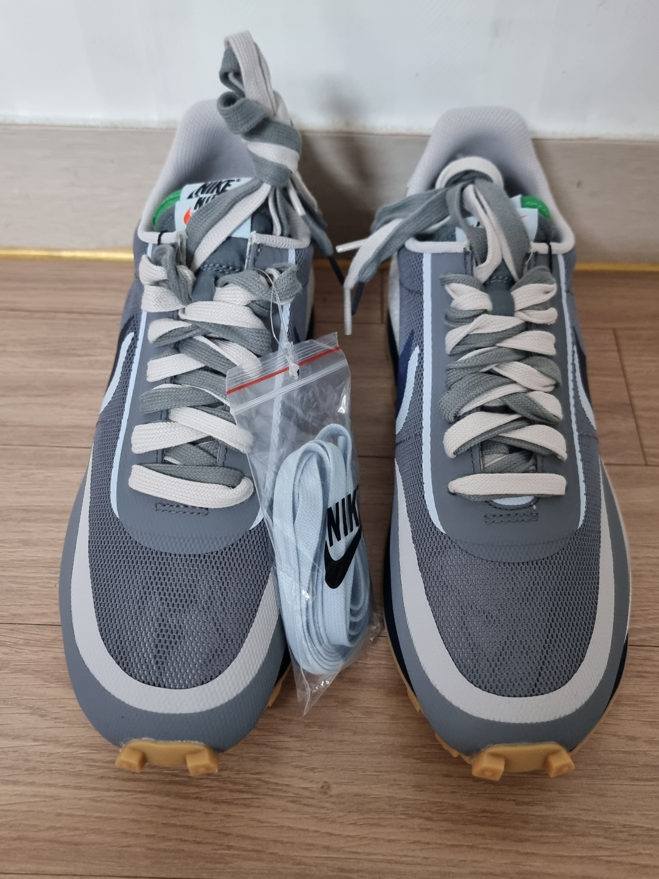 Nike x Sacai x Clot LDWaffle Cool Grey 착용 스타일 - 1