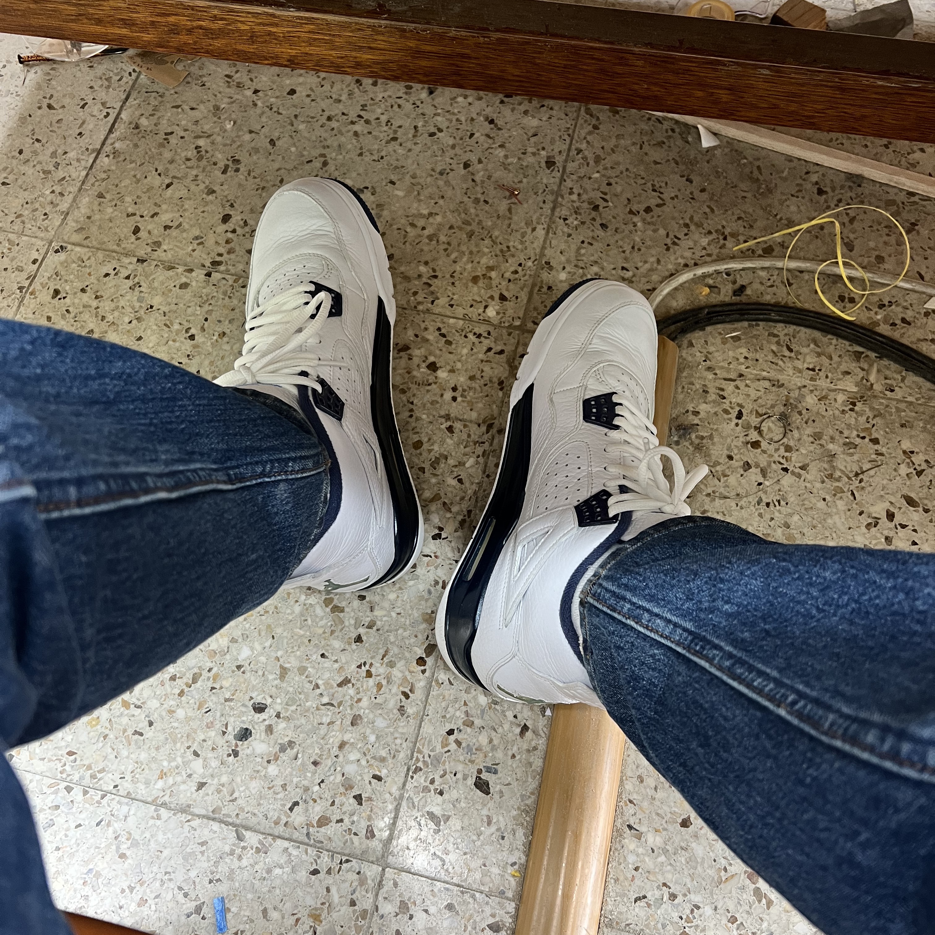 Jordan 4 Retro Columbia 2015 착용 스타일