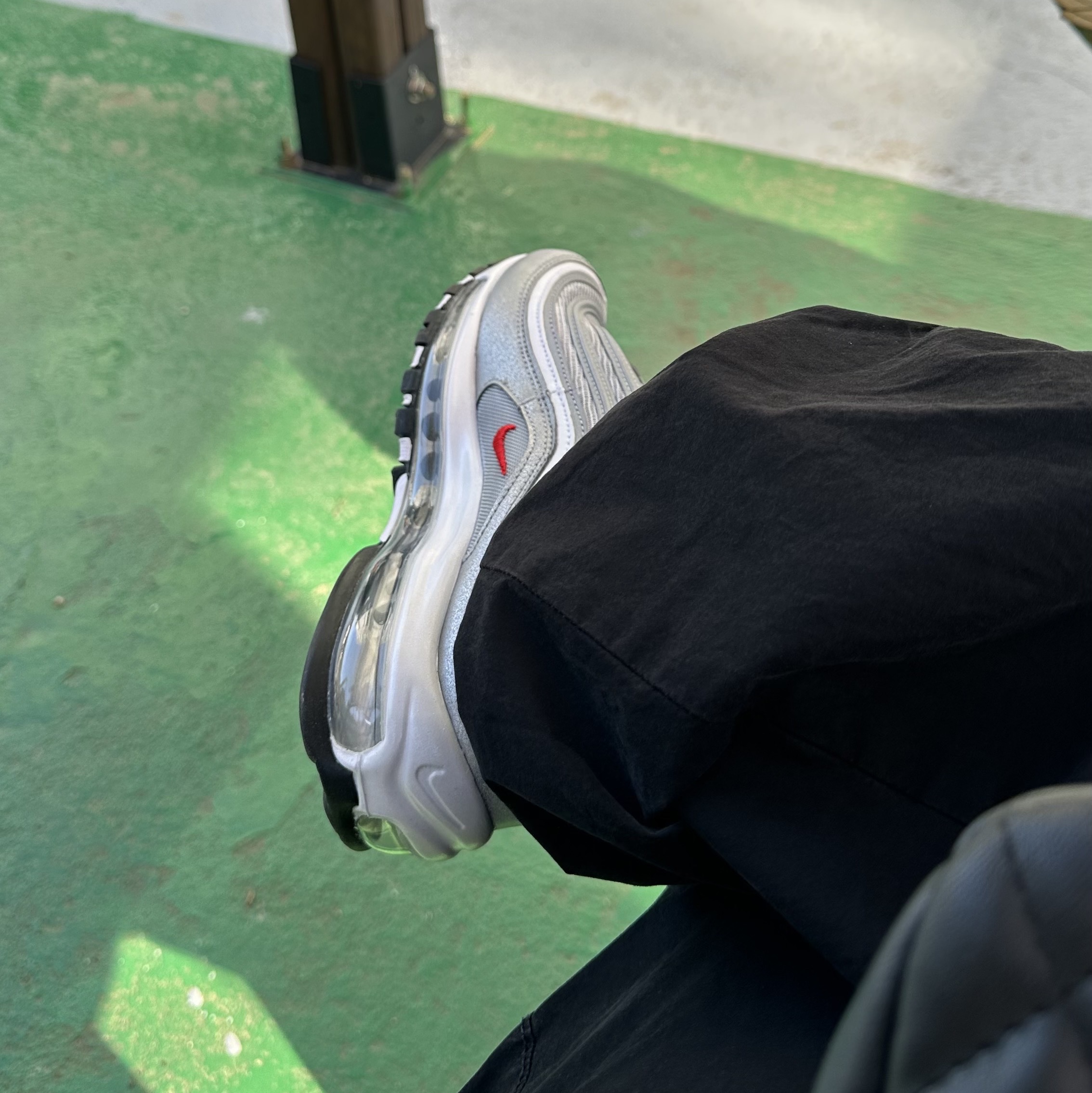 Nike Air Max 97 OG Silver Bullet 2022 착용 스타일 - 2