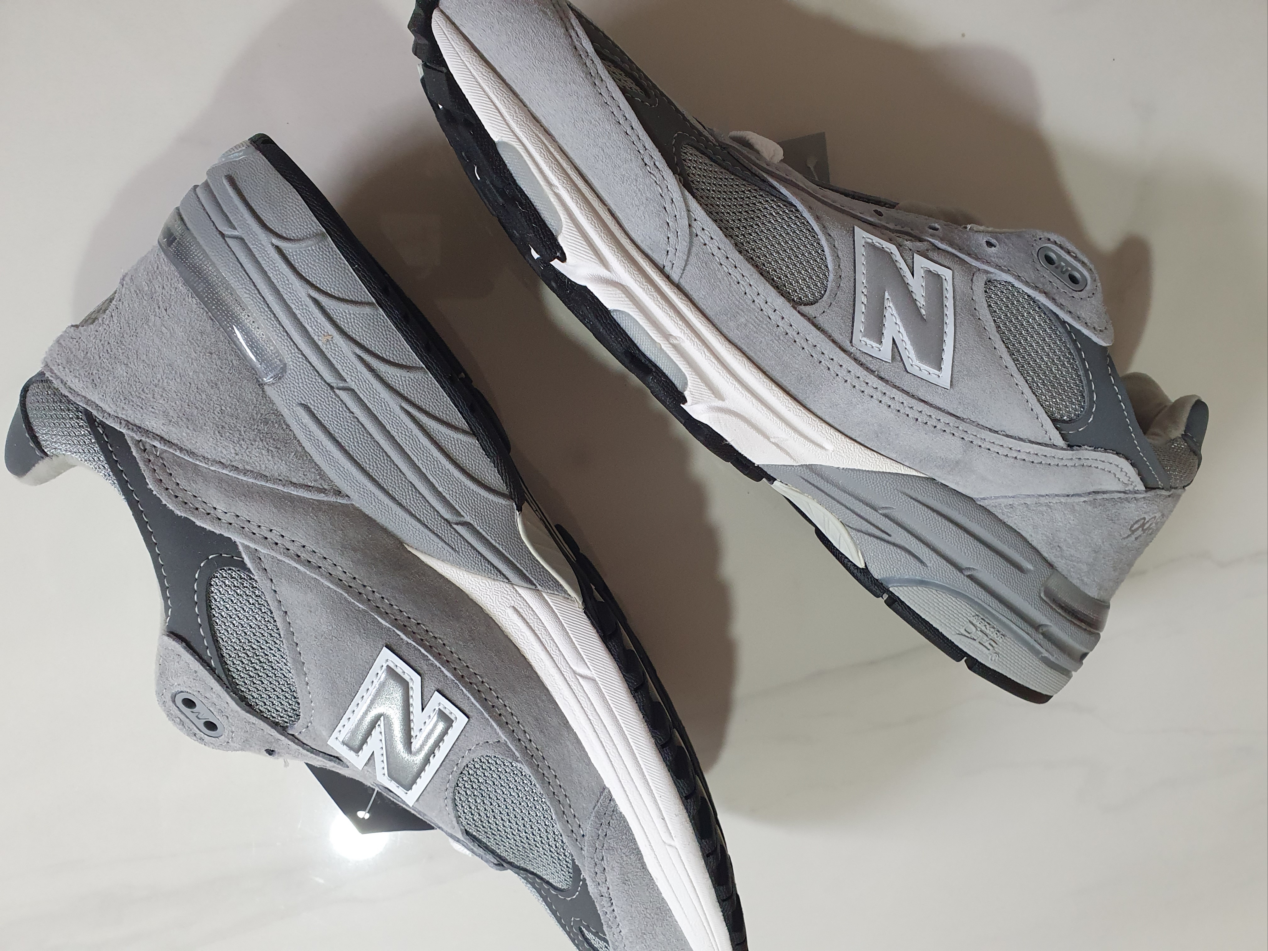 New Balance 993 Made in USA Grey - D Standard 착용 스타일