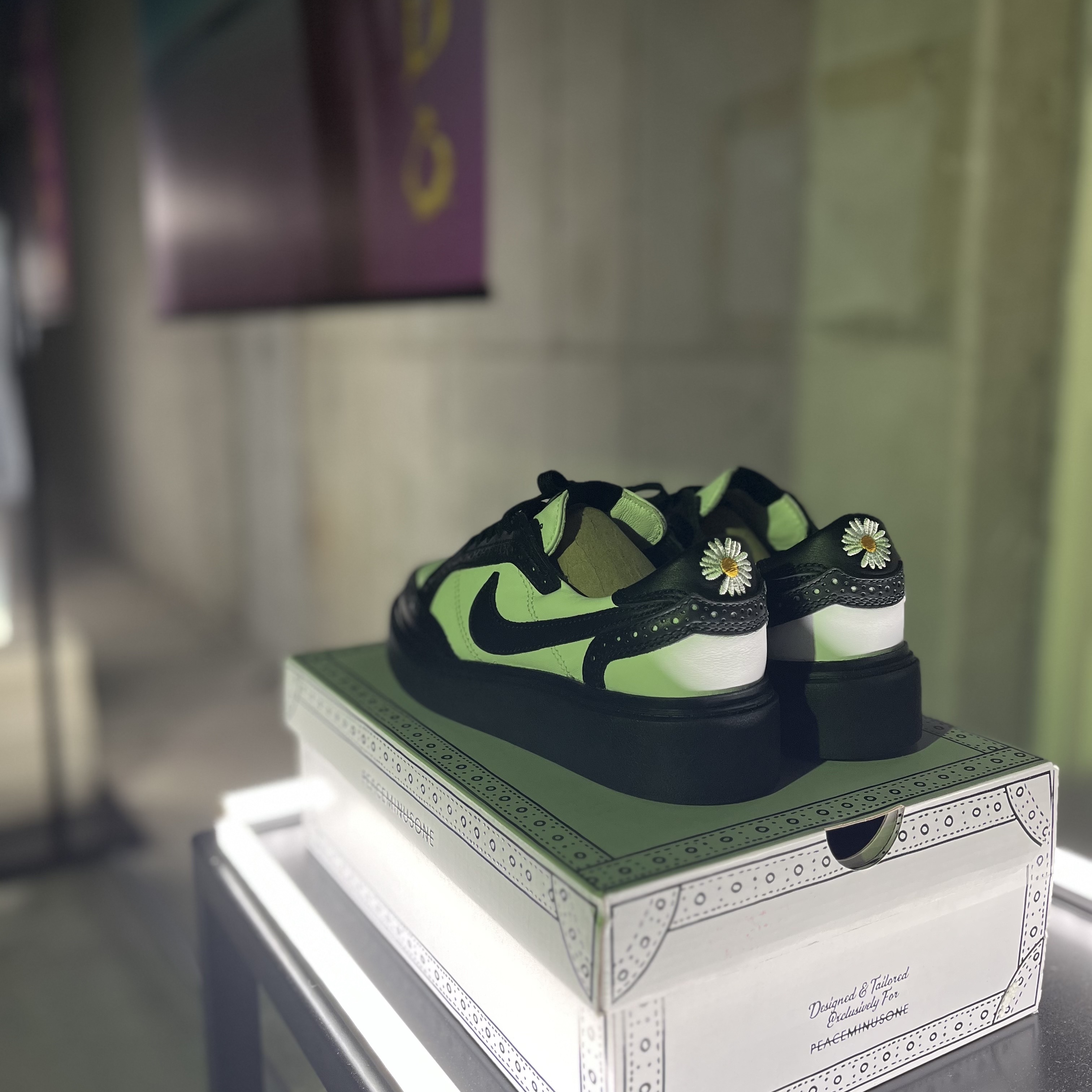 Nike x Peaceminusone Kwondo1 Black and White 착용 스타일