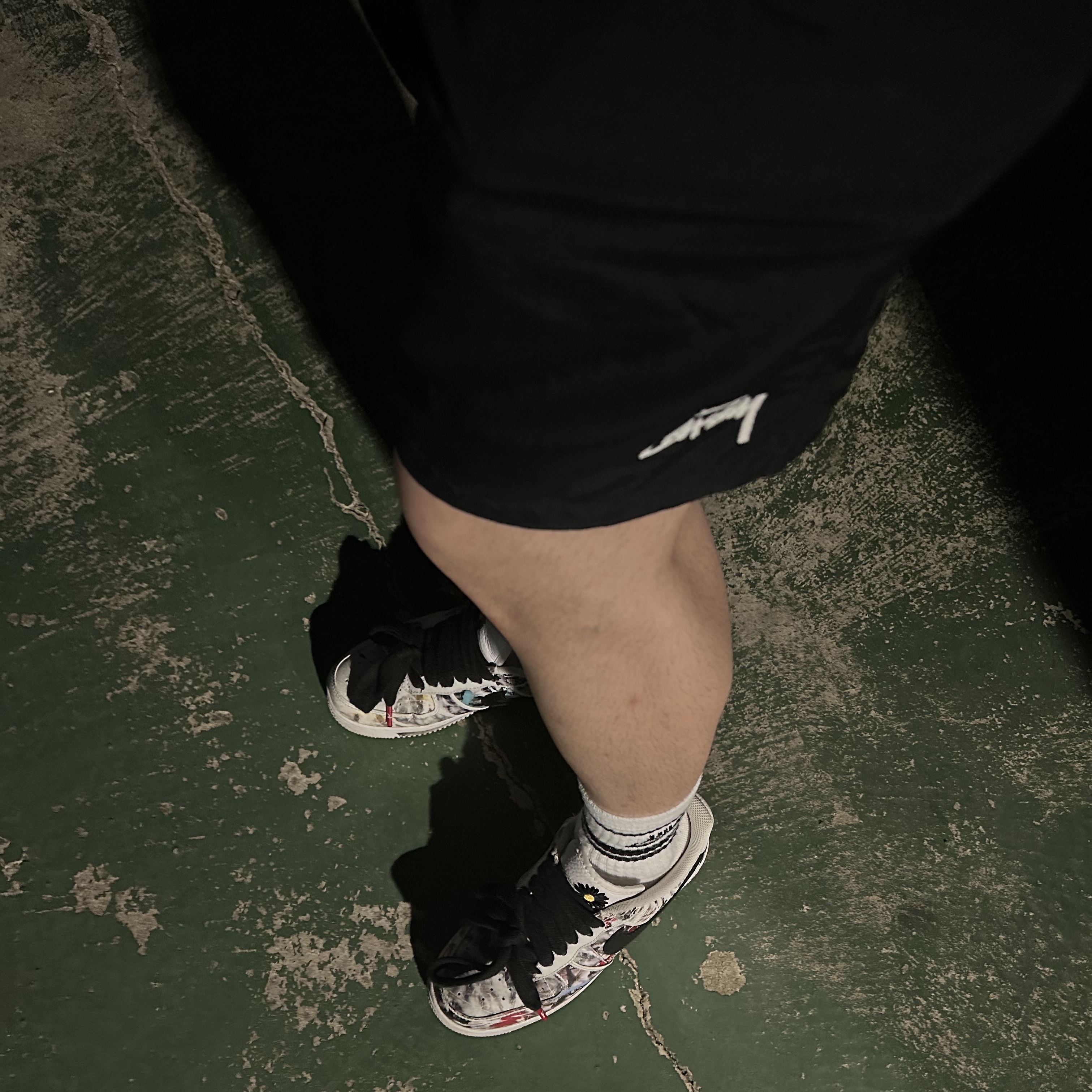 Stussy Stock Water Shorts Black, Nike x Peaceminusone Air Force 1 Low Para-Noise 2.0 착용 스타일