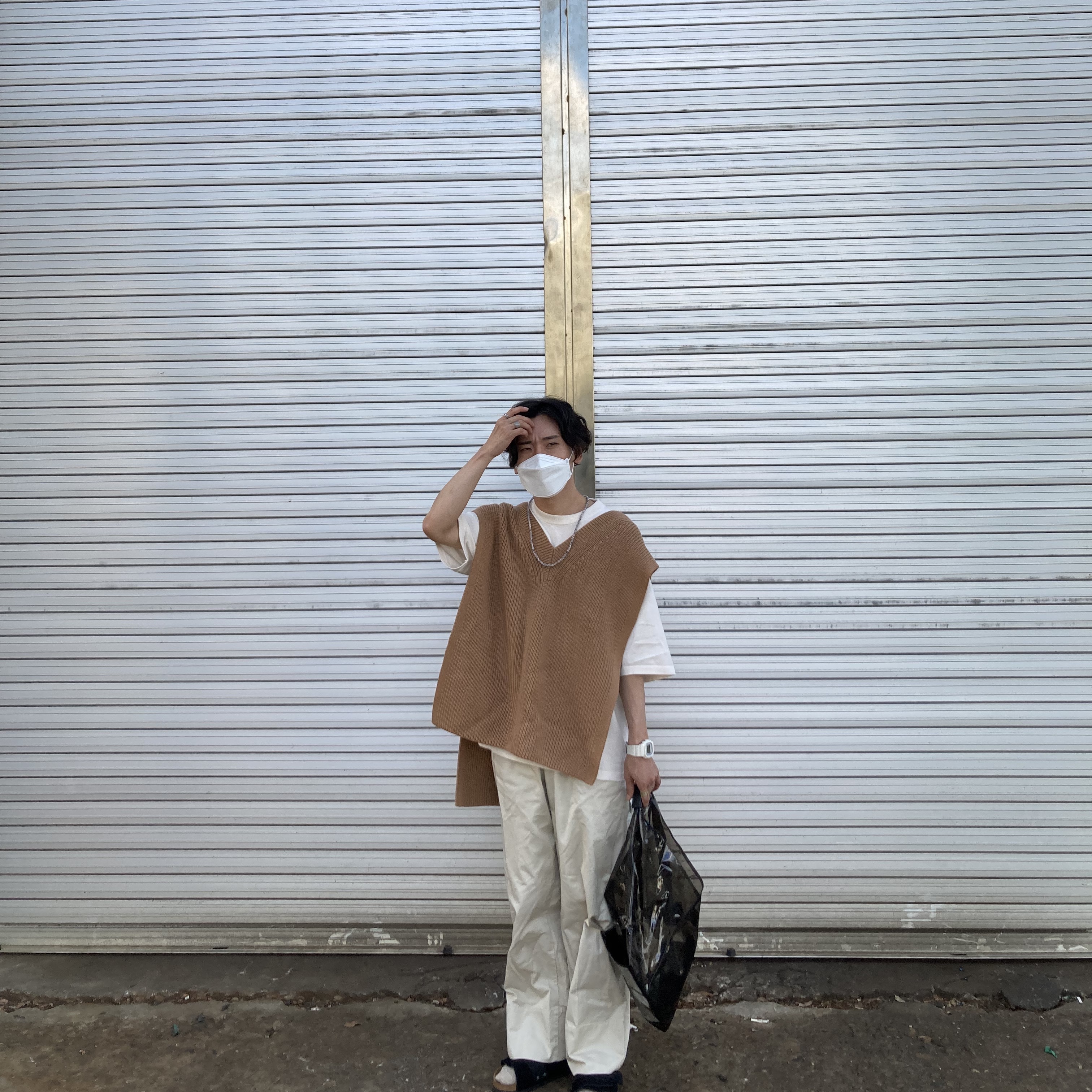 Birkenstock Kyoto Black - Regular 착용 스타일 - 1