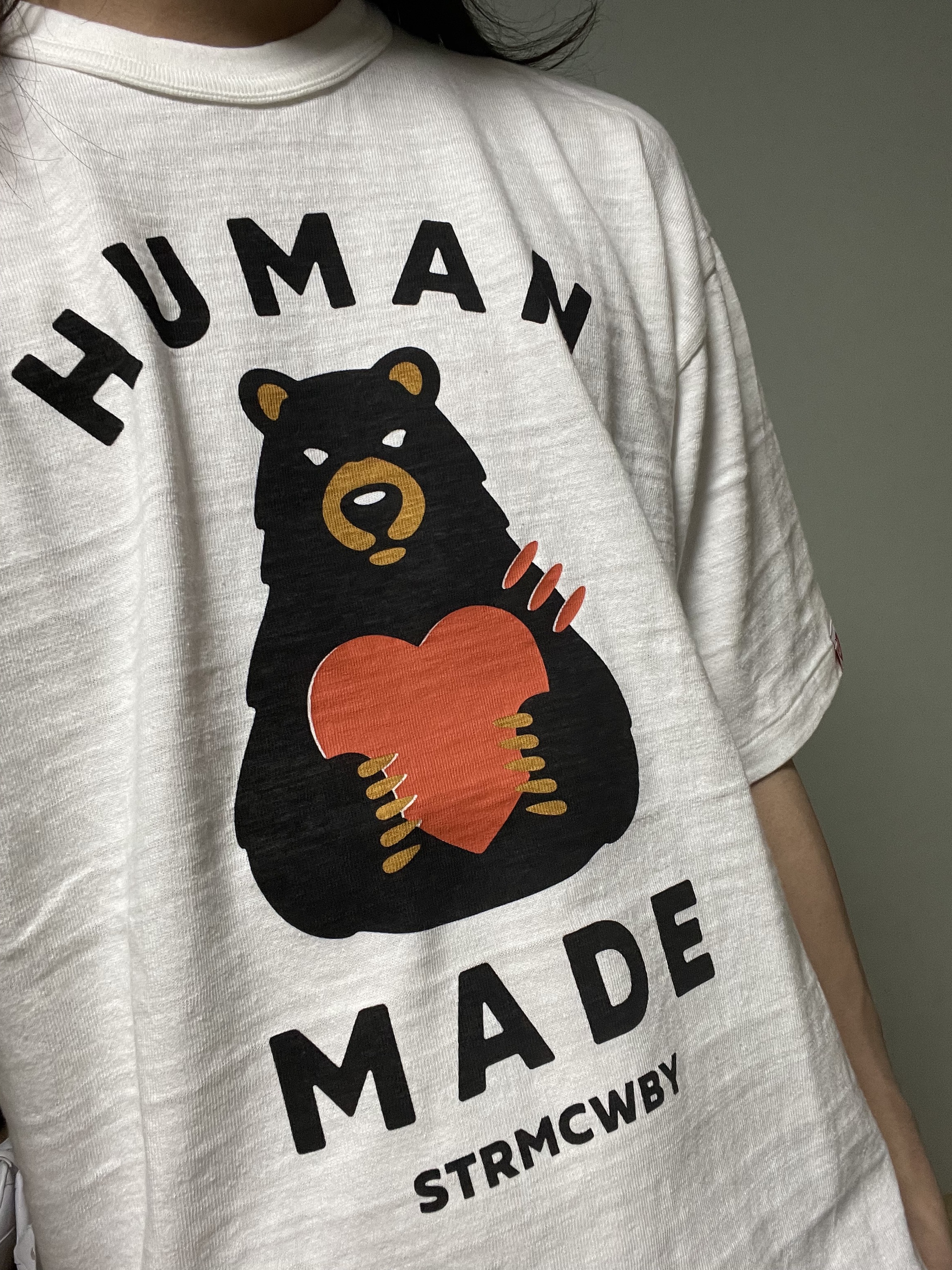 Human Made Graphic T-Shirt #13 White 착용 스타일
