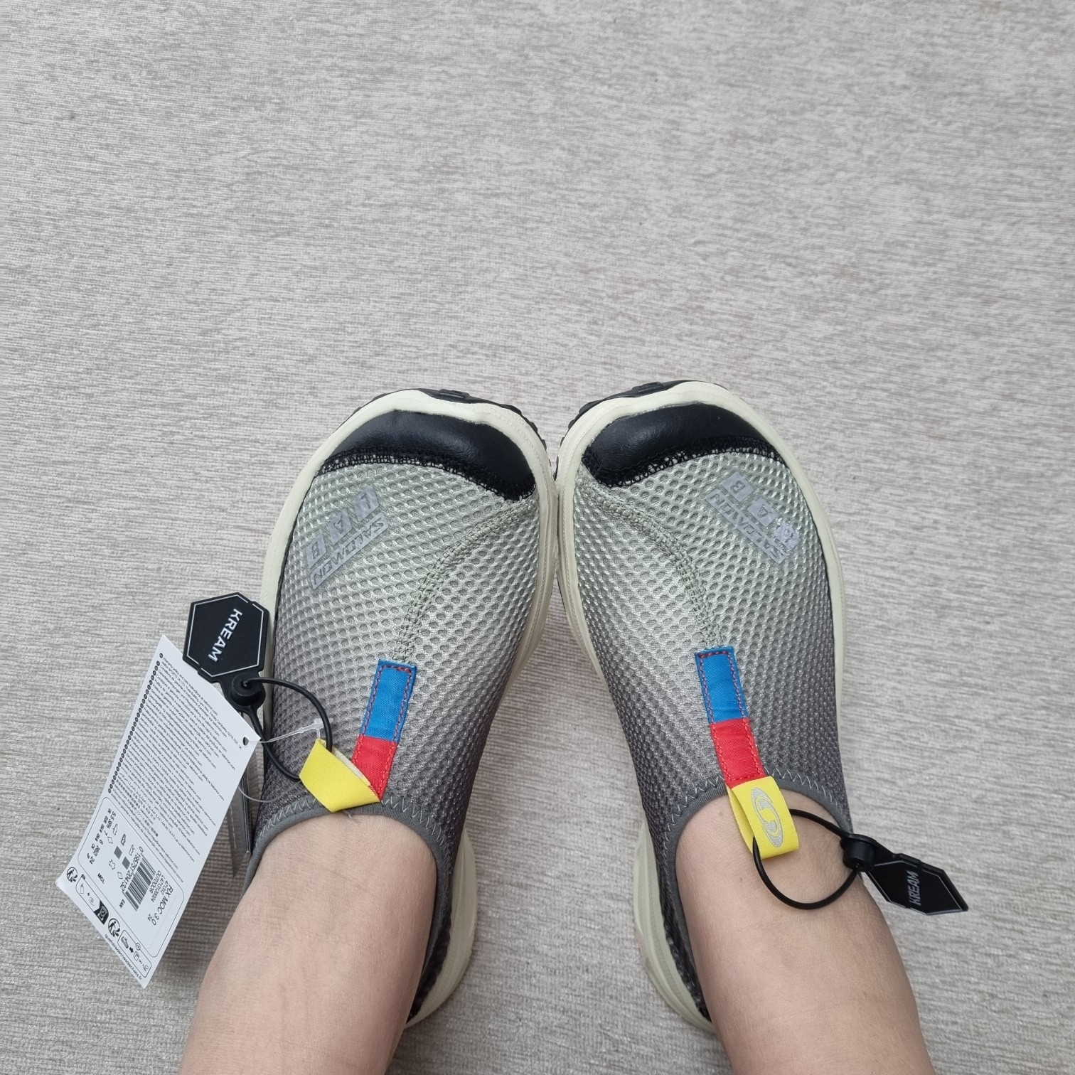 Salomon RX Moc 3.0 Pewter Desert 착용 스타일