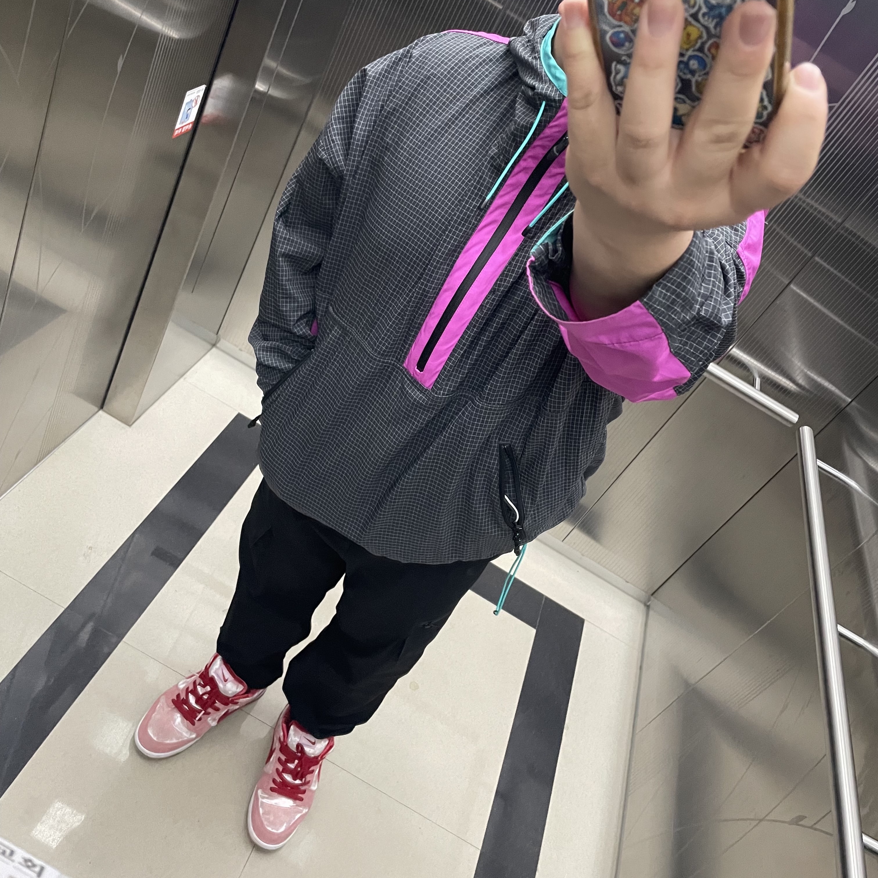 Nike x StrangeLove SB Dunk Low Pink (Regular Box) 착용 스타일