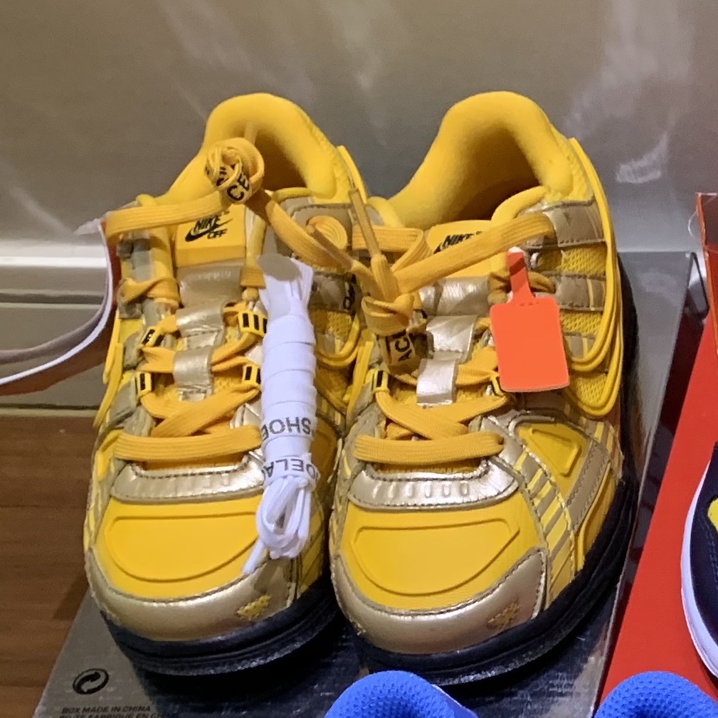 (PS) Nike x Off-White Air Rubber Dunk University Gold 착용 스타일