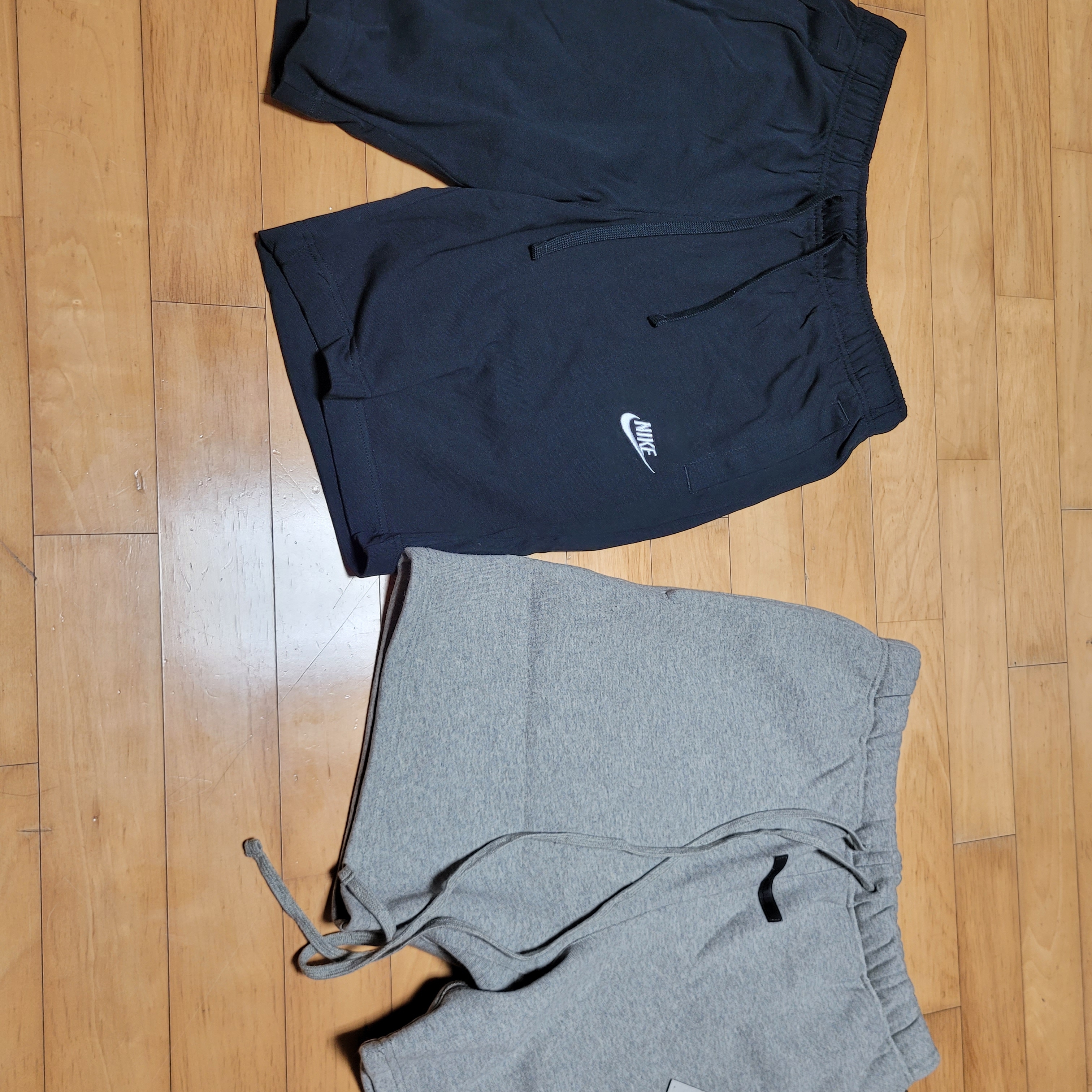 Nike NSW Club Jersey Shorts Black - US/EU, Essentials The Core Collection Sweatshorts Heather Oatmeal 착용 스타일 - 1