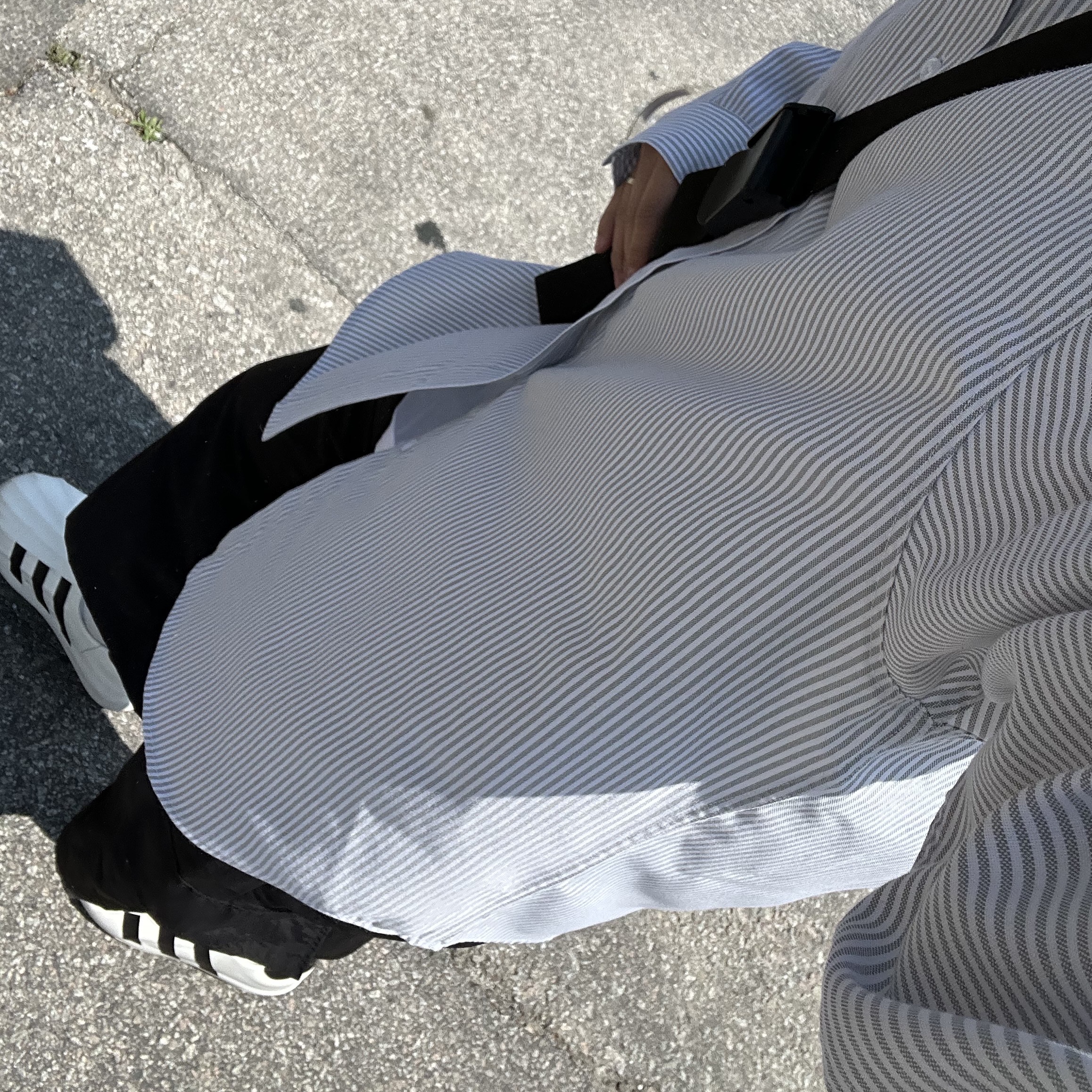 Adidas Adifom Superstar Core White 착용 스타일