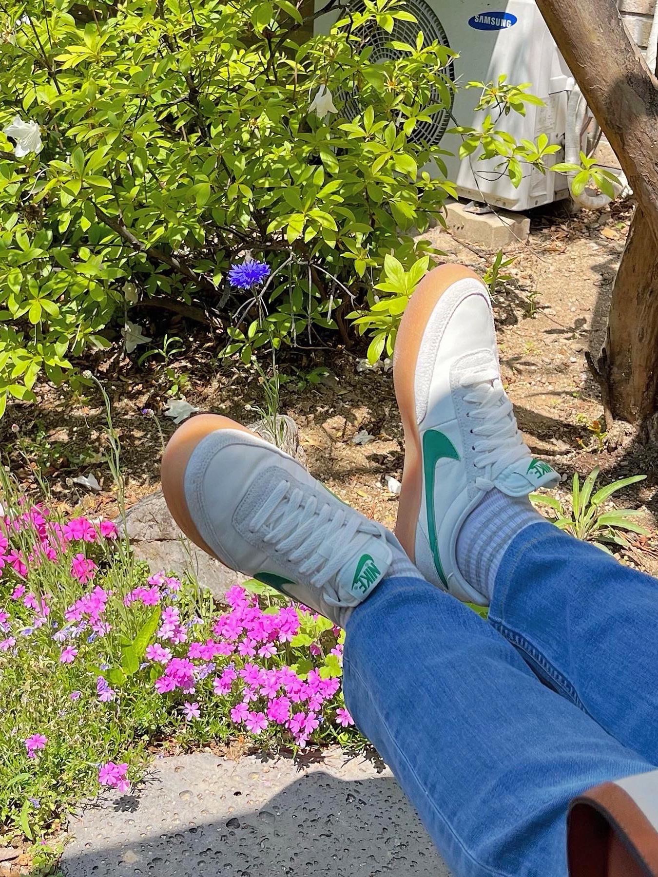 Nike x J.Crew Killshot 2 Lucid Green 착용 스타일