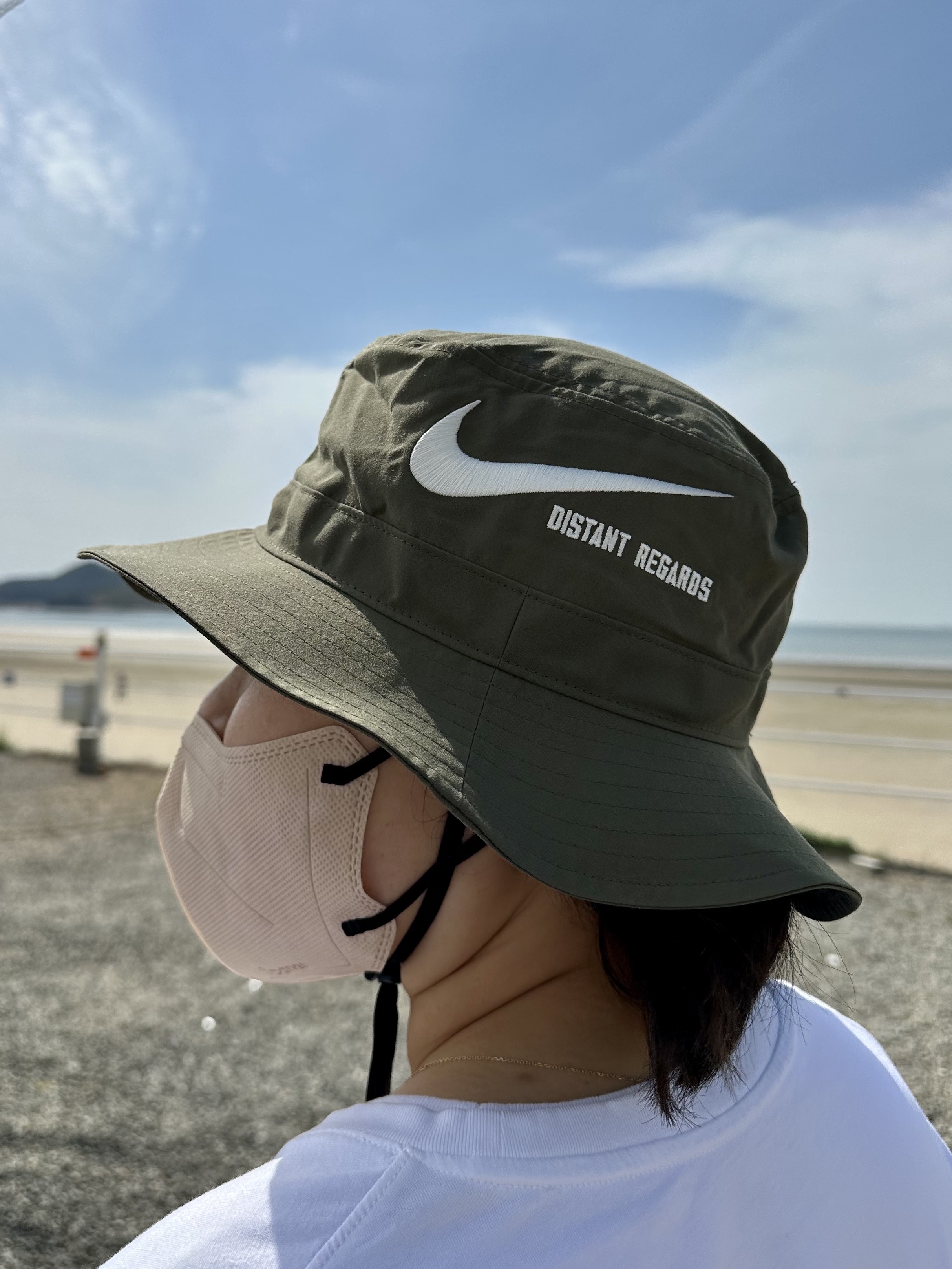 Nike x Drake Nocta Souvenir Cactus Bucket Hat Olive 착용 스타일