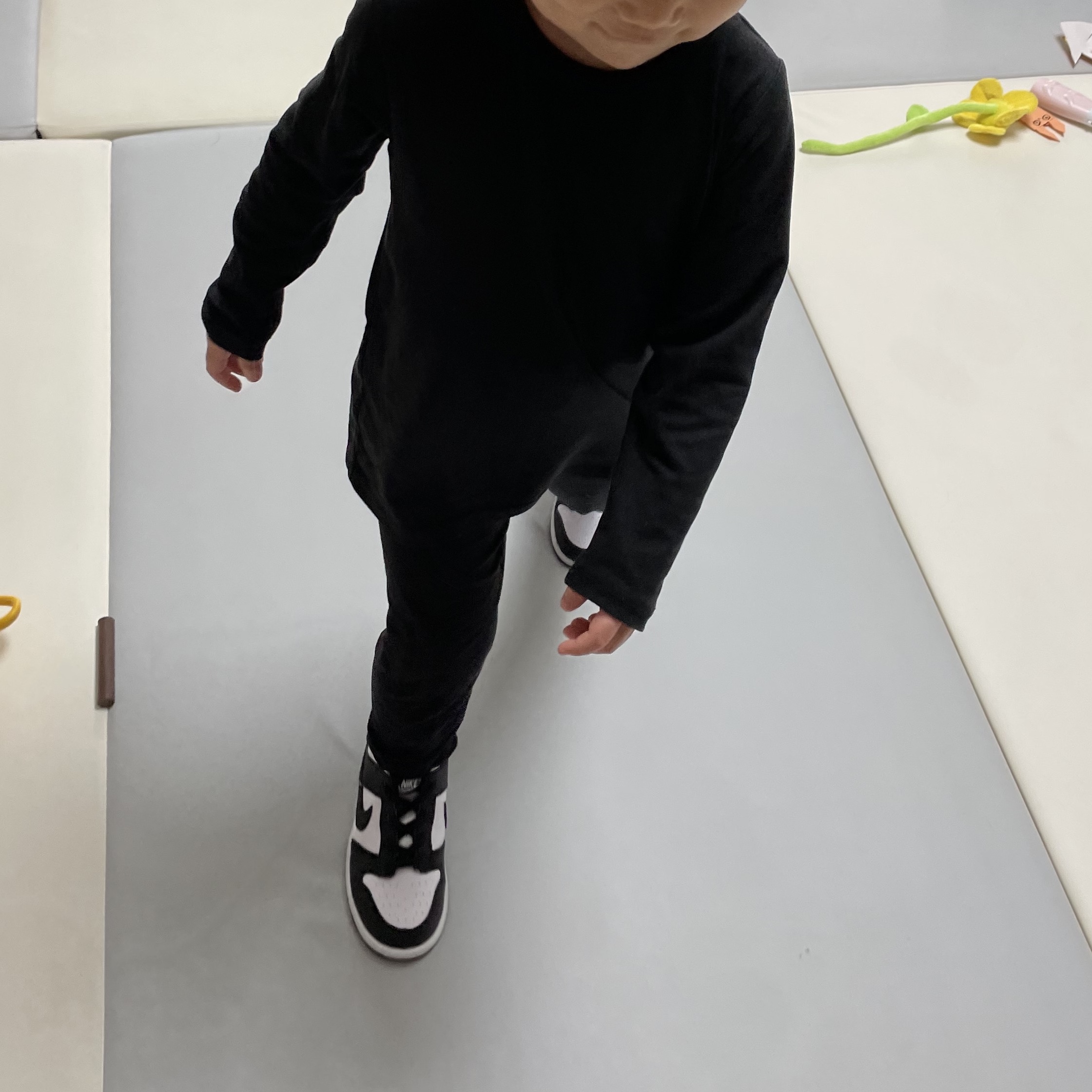 (TD) Nike Dunk Low Black 착용 스타일 - 2