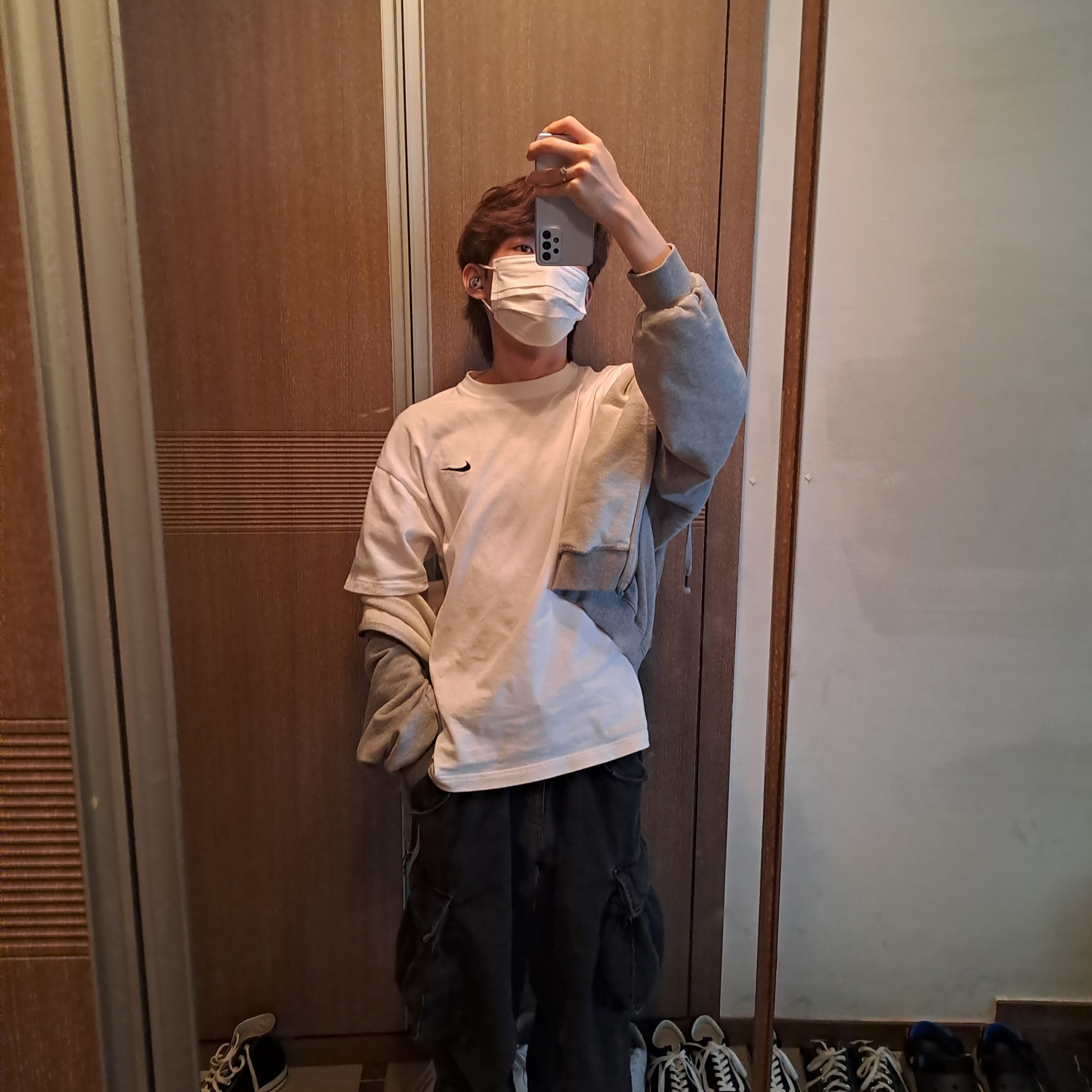 Nike x Stussy T-Shirt White (DV1774-100) 착용 스타일
