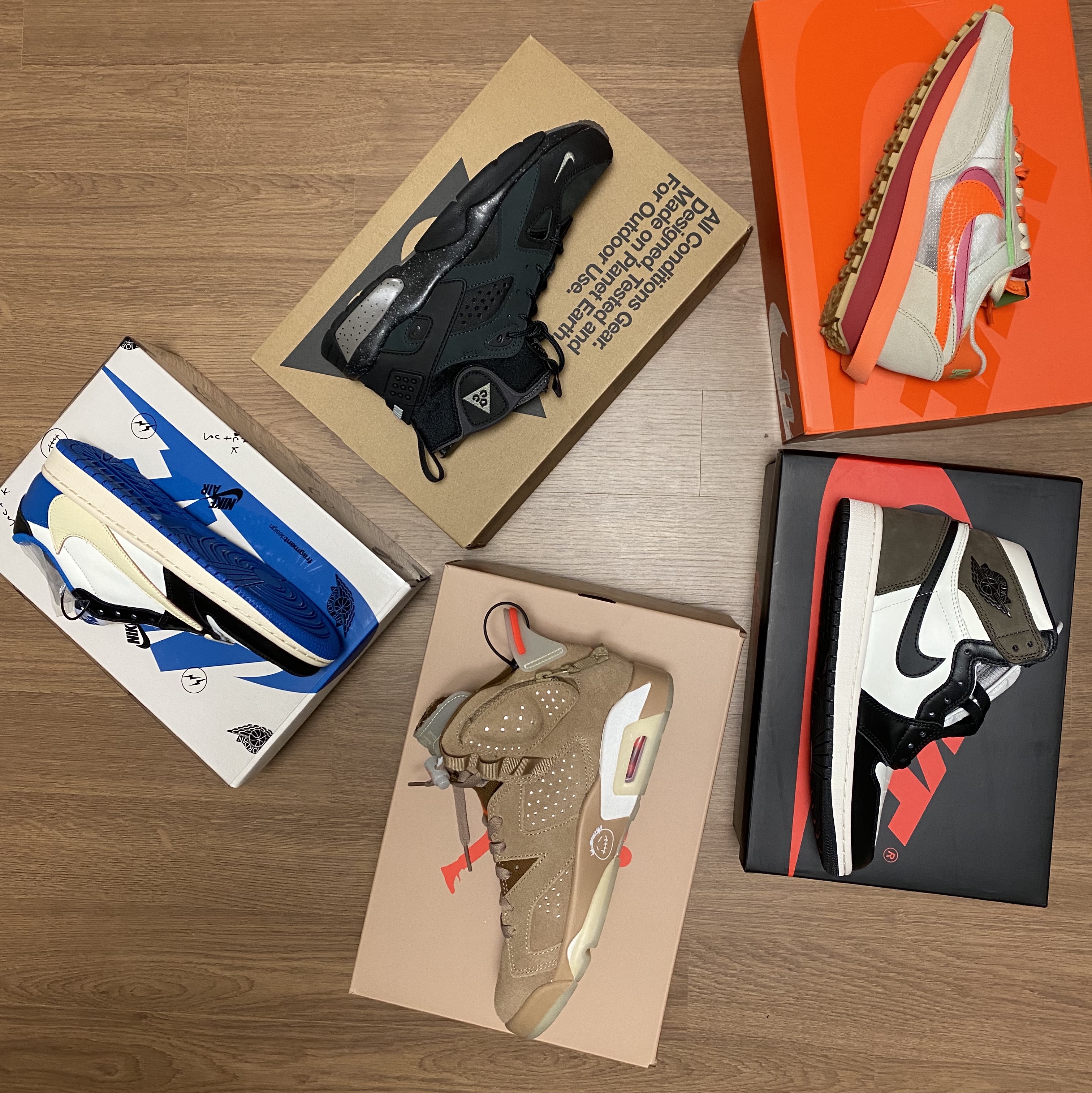 Jordan 6 x Travis Scott Retro SP British Khaki 착용 스타일