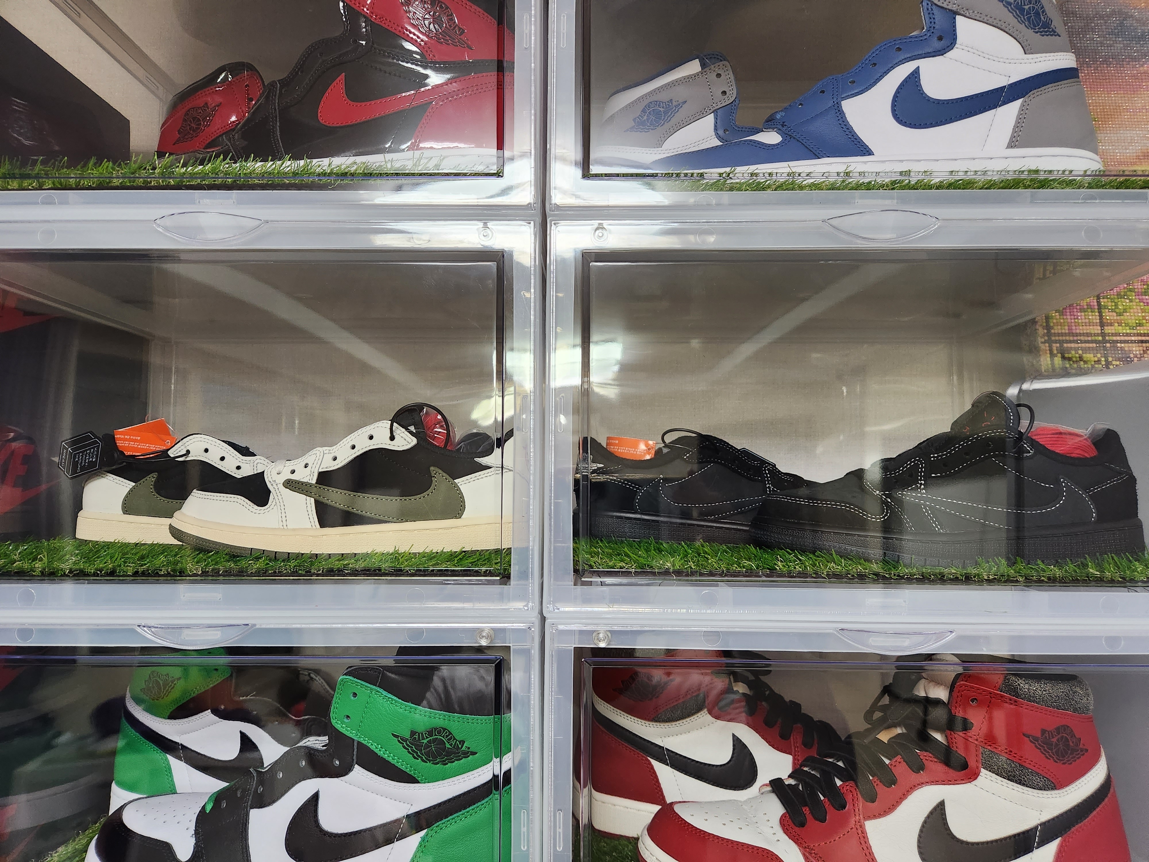 (PS) Jordan 1 x Travis Scott Retro Low OG SP Medium Olive 착용 스타일