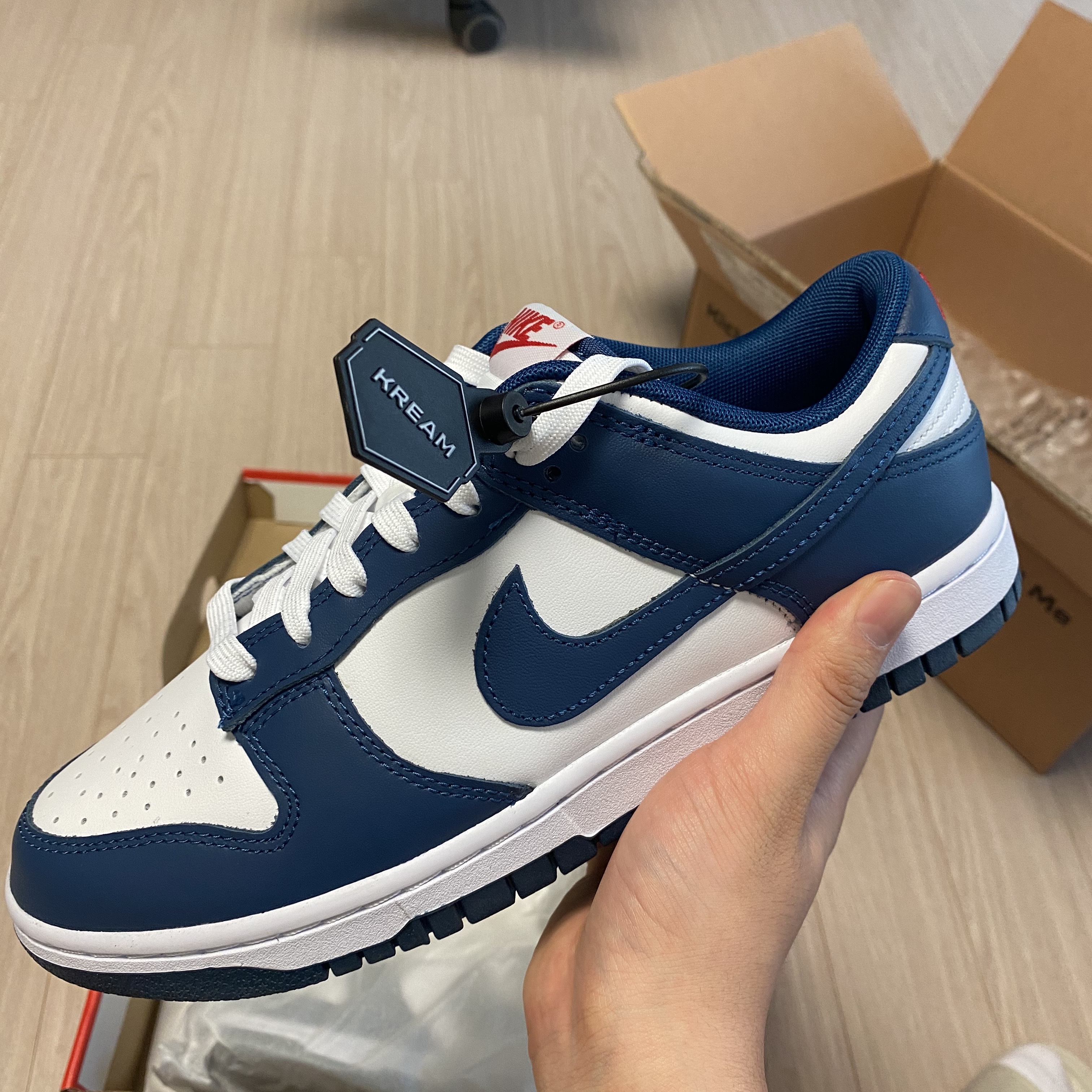 Nike Dunk Low Retro Valerian Blue 착용 스타일 - 2