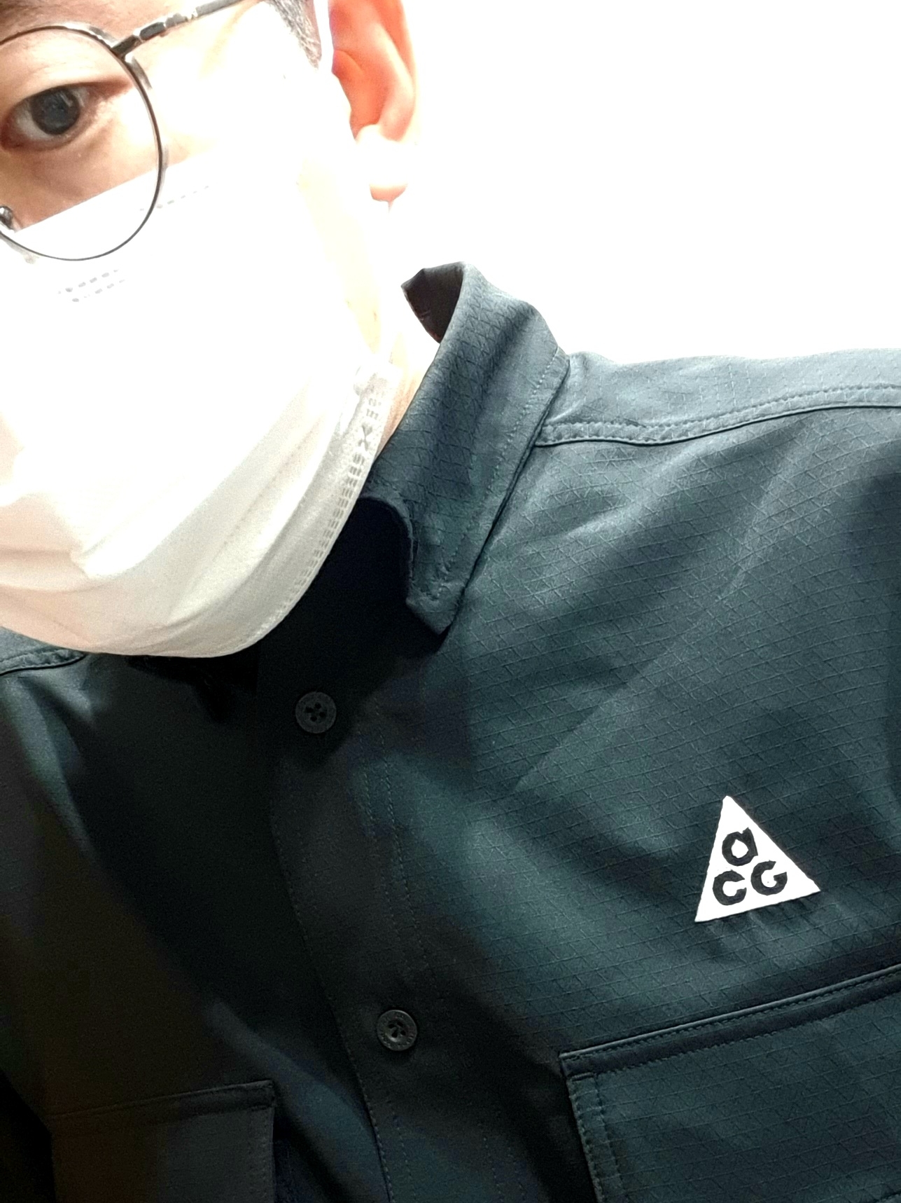 Nike ACG Devastation Trail Work Shirt Black - Asia 착용 스타일 - 2