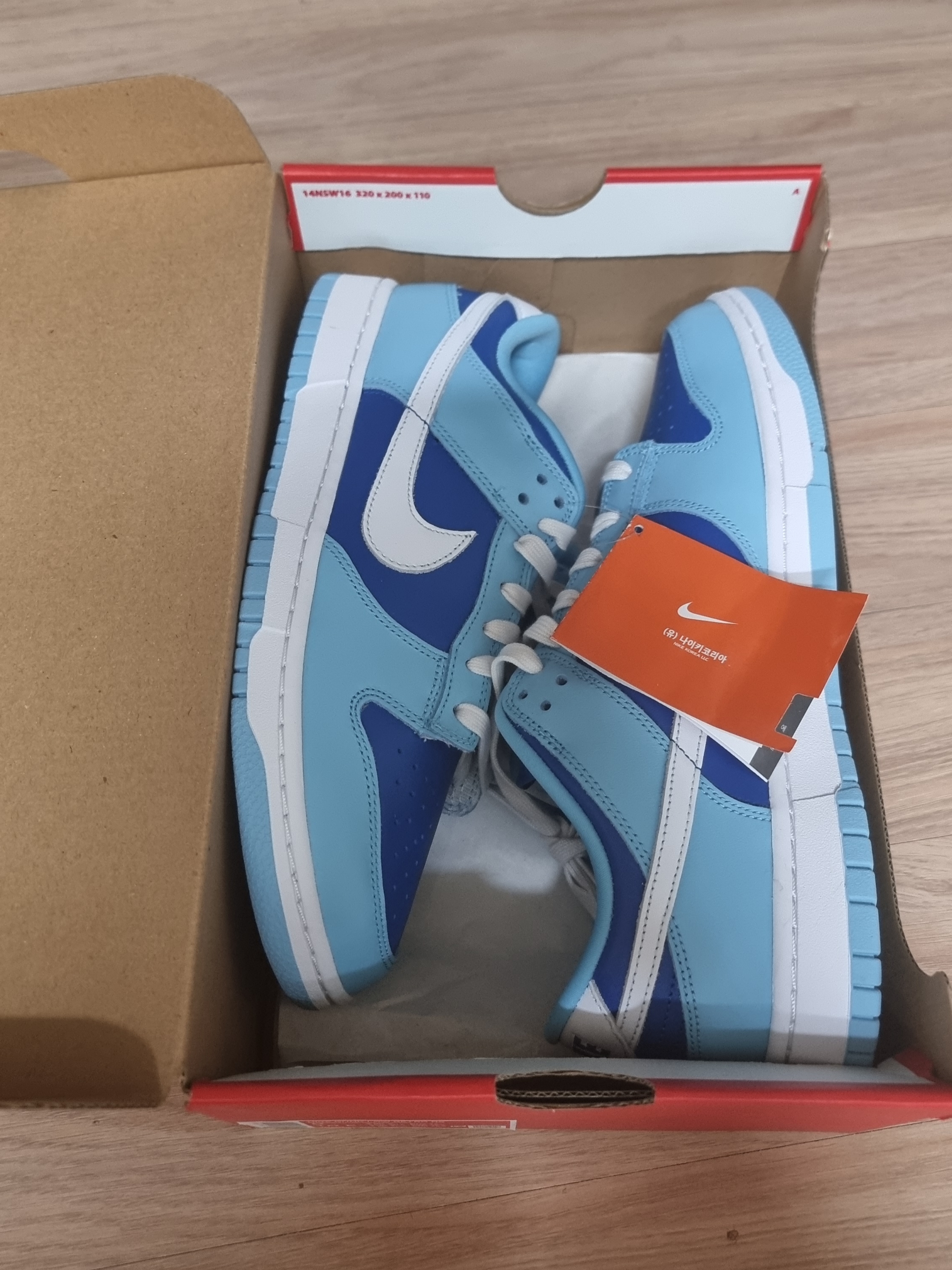 Nike Dunk Low Retro QS Argon 착용 스타일 - 3
