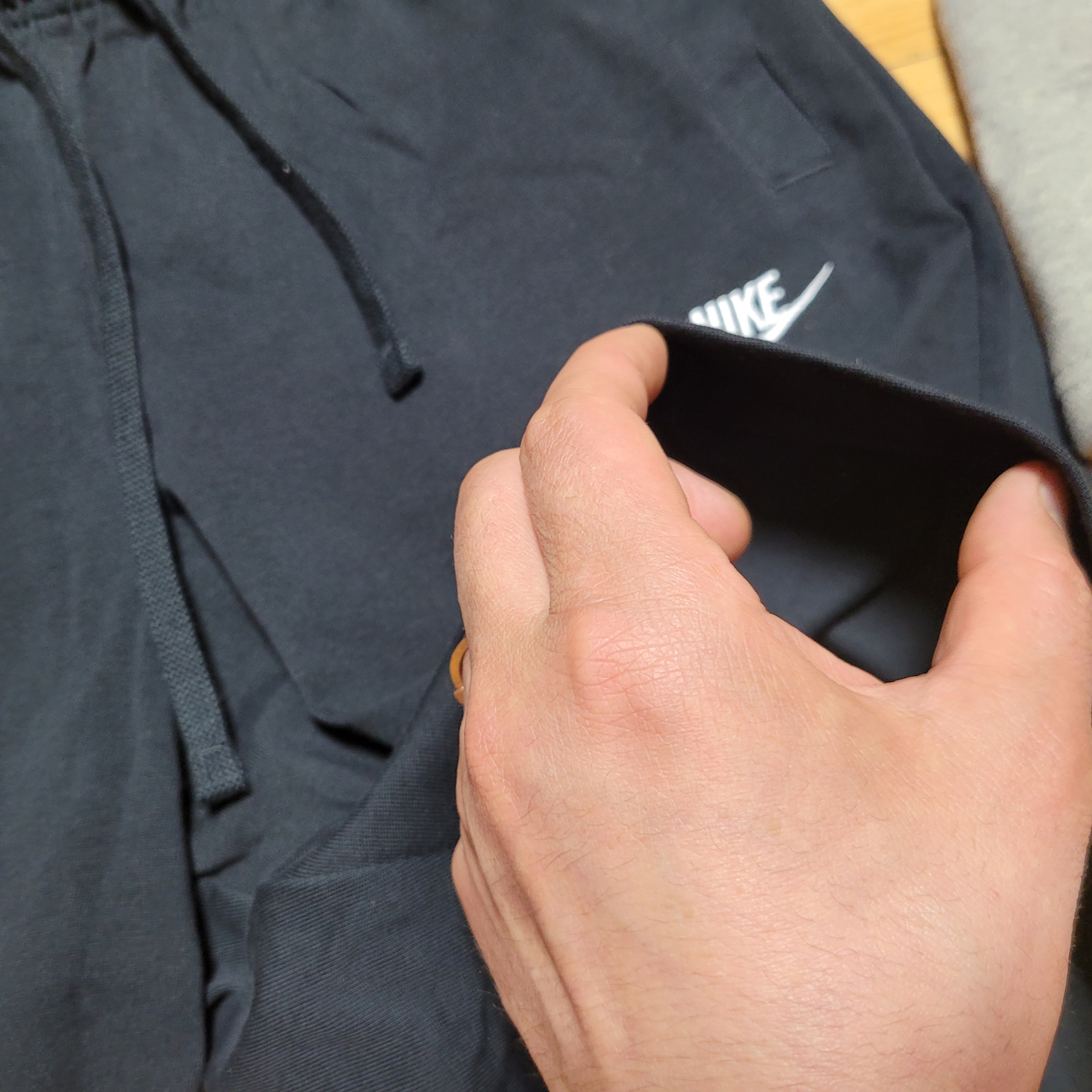 Nike NSW Club Jersey Shorts Black - US/EU, Essentials The Core Collection Sweatshorts Heather Oatmeal 착용 스타일 - 2