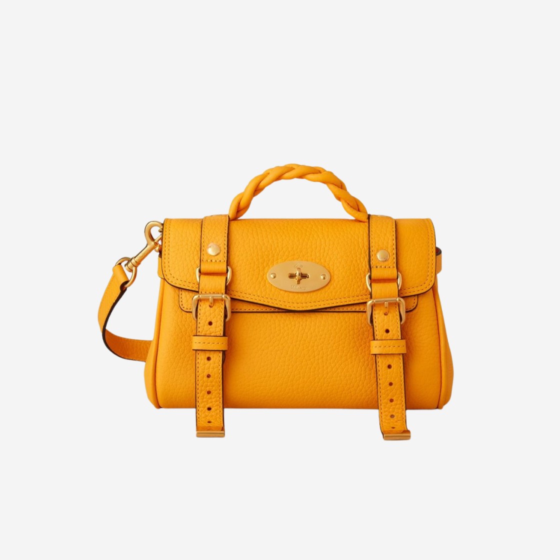 Mulberry Heavy Grain Mini Alexa Double Yellow 상세 이미지 1