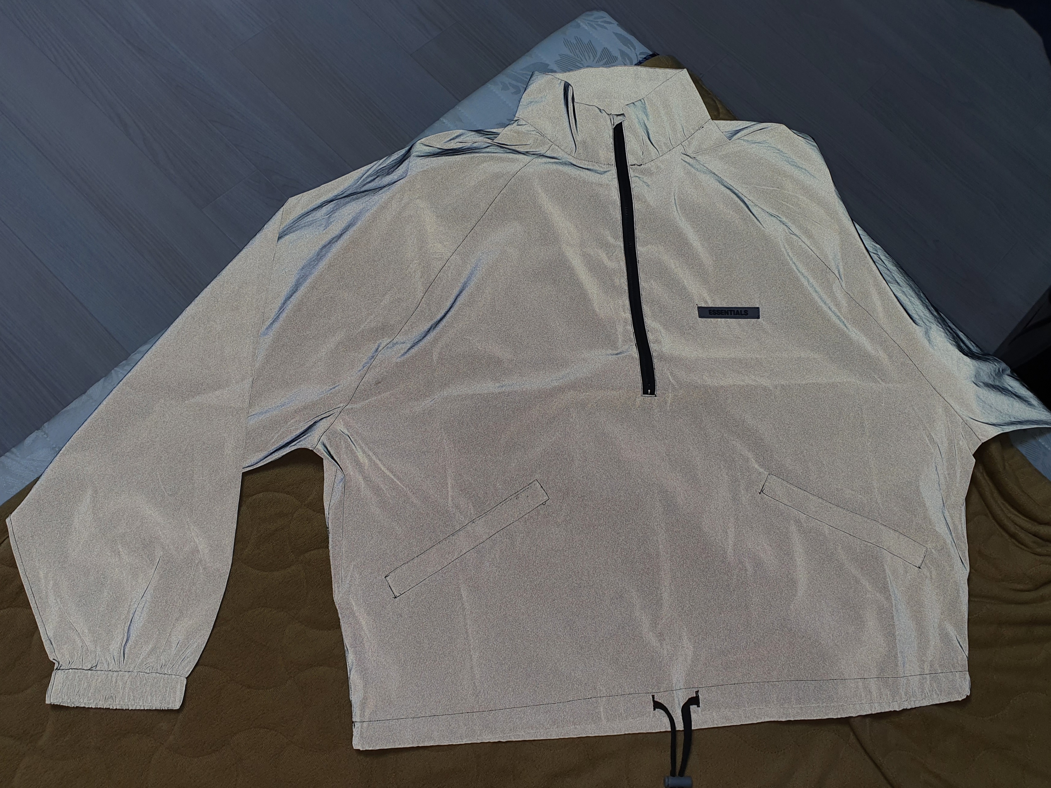 Essentials Track Jacket Black Reflective - 20FW 착용 스타일