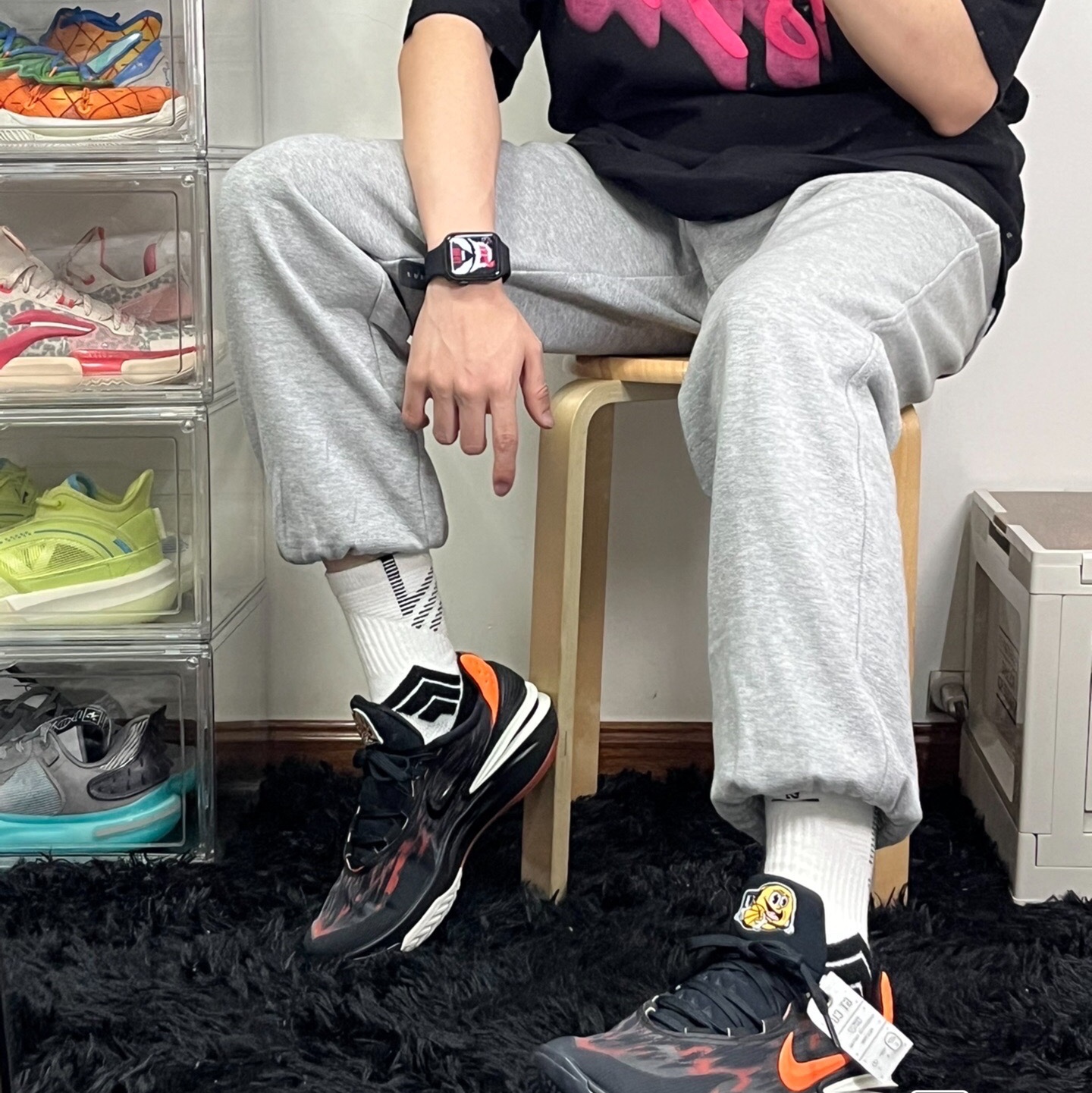 Nike Air Zoom GT Cut 2 Black Phantom 착용 스타일