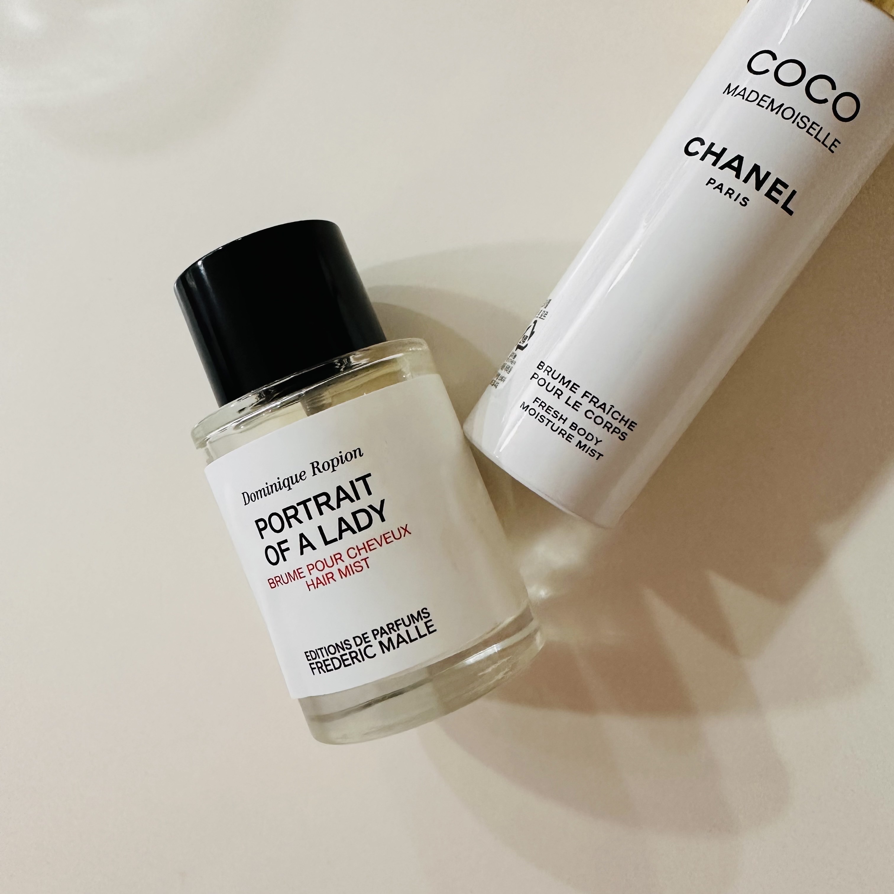 Chanel Coco Mademoiselle Fresh Moisture Body Mist 100ml, Frederic Malle Portrait of A Lady 100ml Spray 착용 스타일