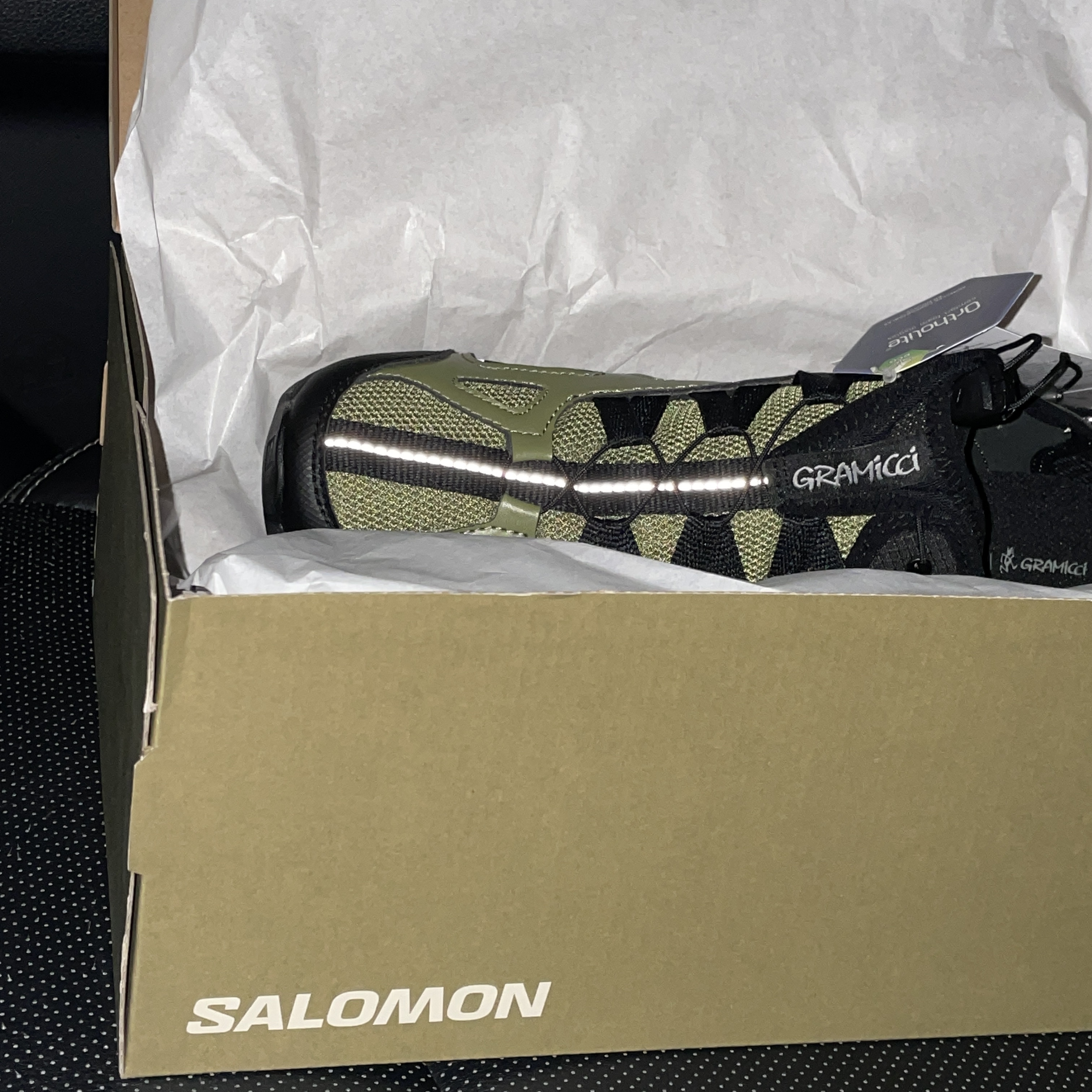 Salomon x Gramicci Techsonic Mayfly Black 착용 스타일