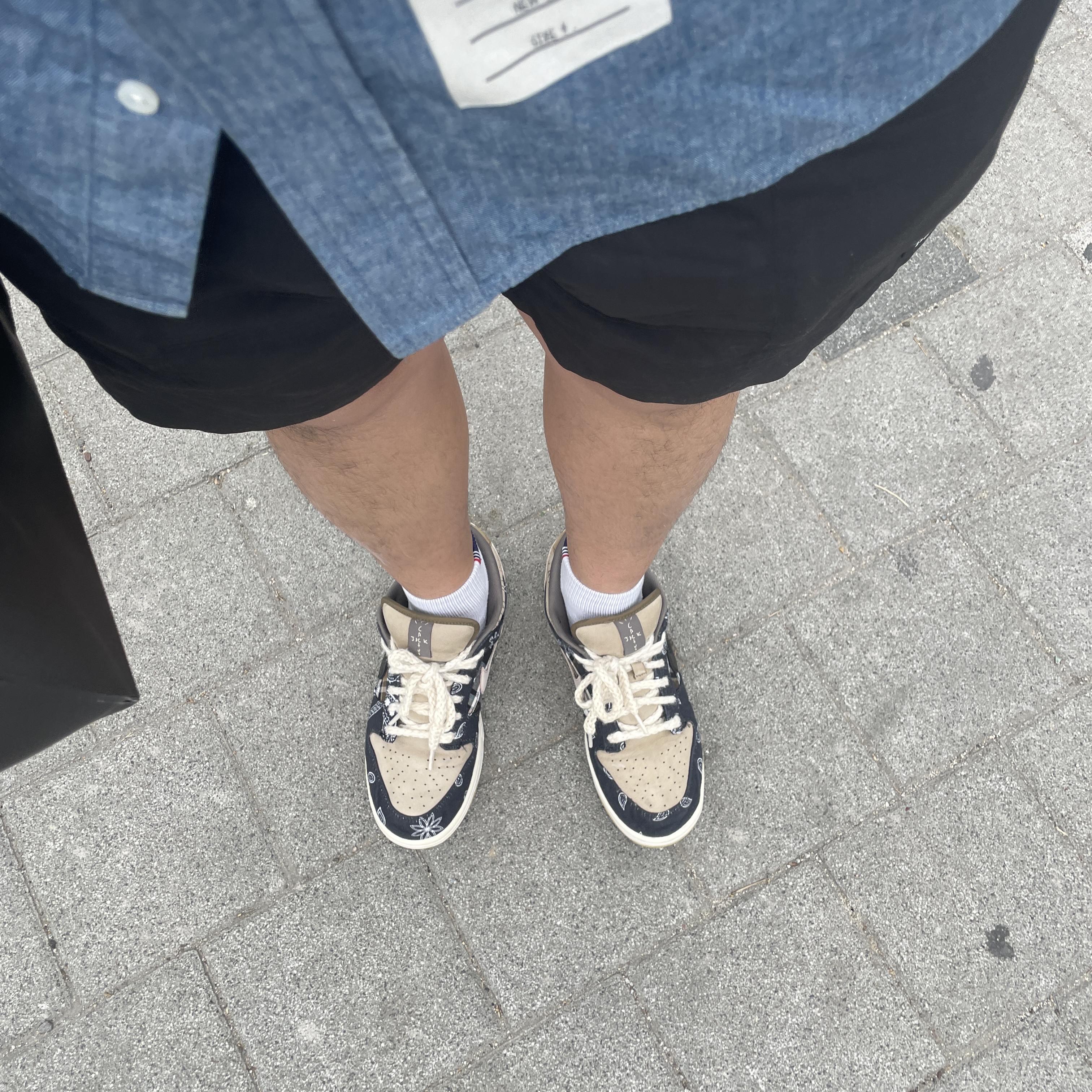 Nike x Travis Scott SB Dunk Low 착용 스타일