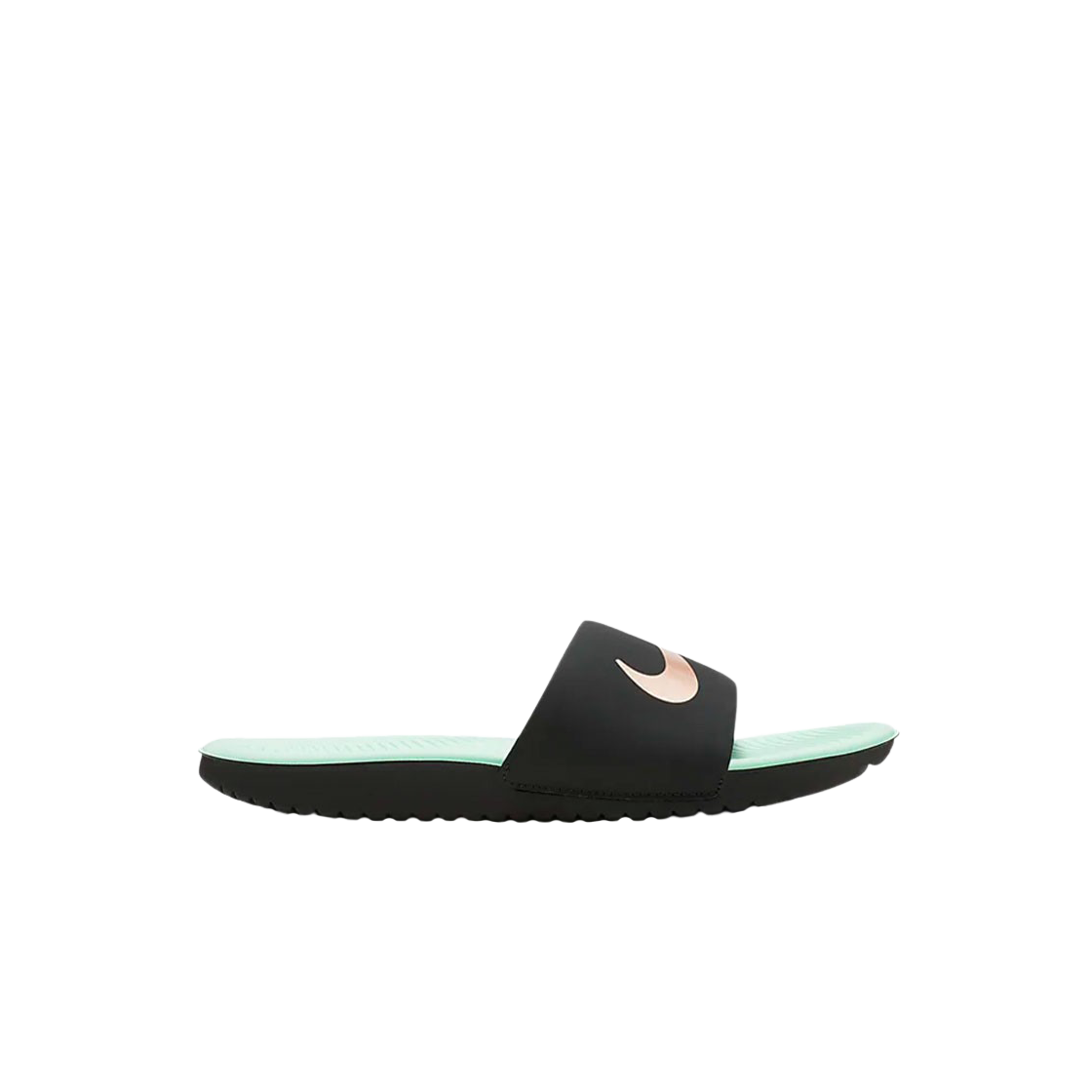 (GS/PS) 나이키 카와 슬라이드 오프 느와르 민트 폼((GS/PS) Nike Kawa Slide Off Noir Mint Foam) - 1