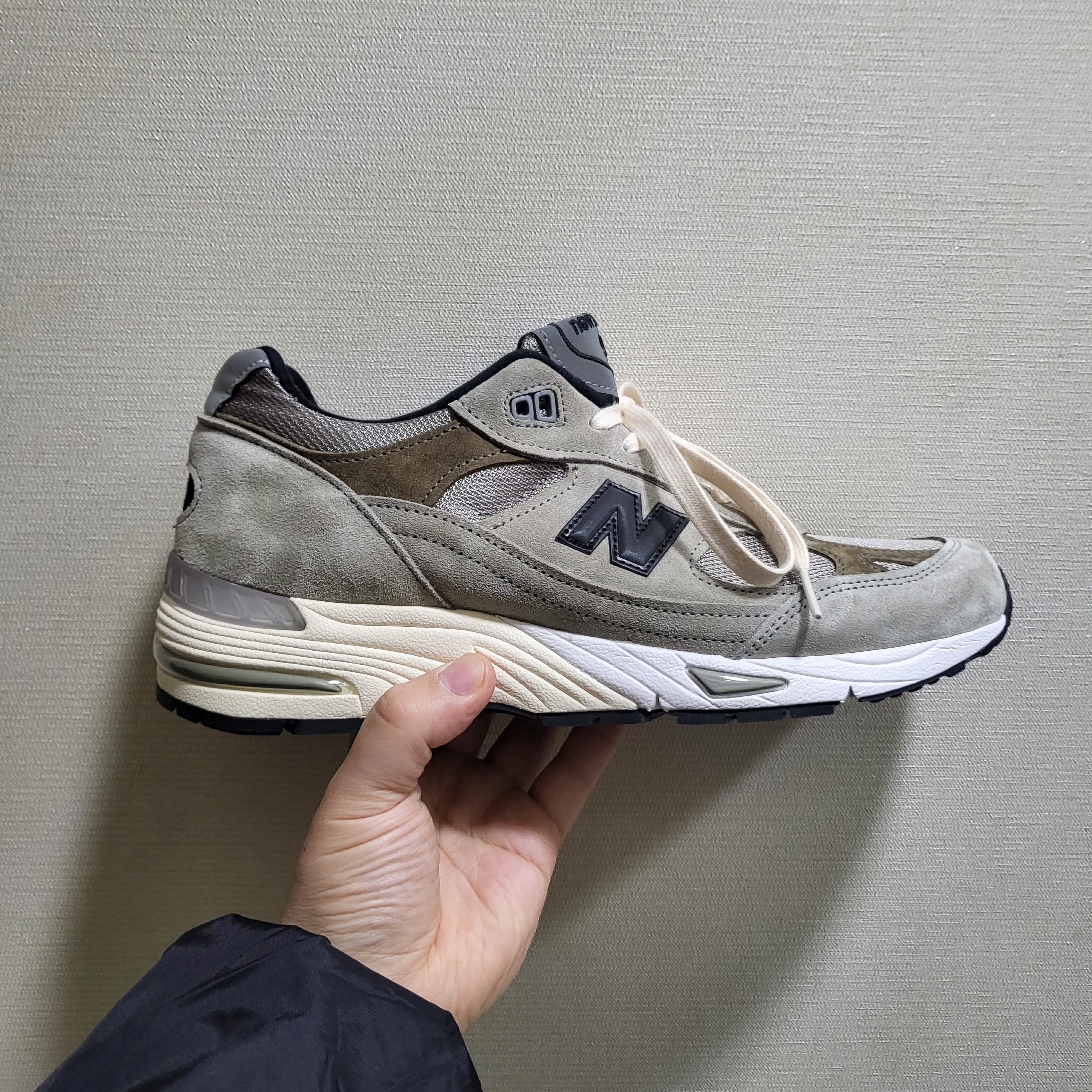 New Balance x JJJJound 991 Made in UK Grey, (W) New Balance x JJJJound 991 Made in UK Grey 착용 스타일 - 1