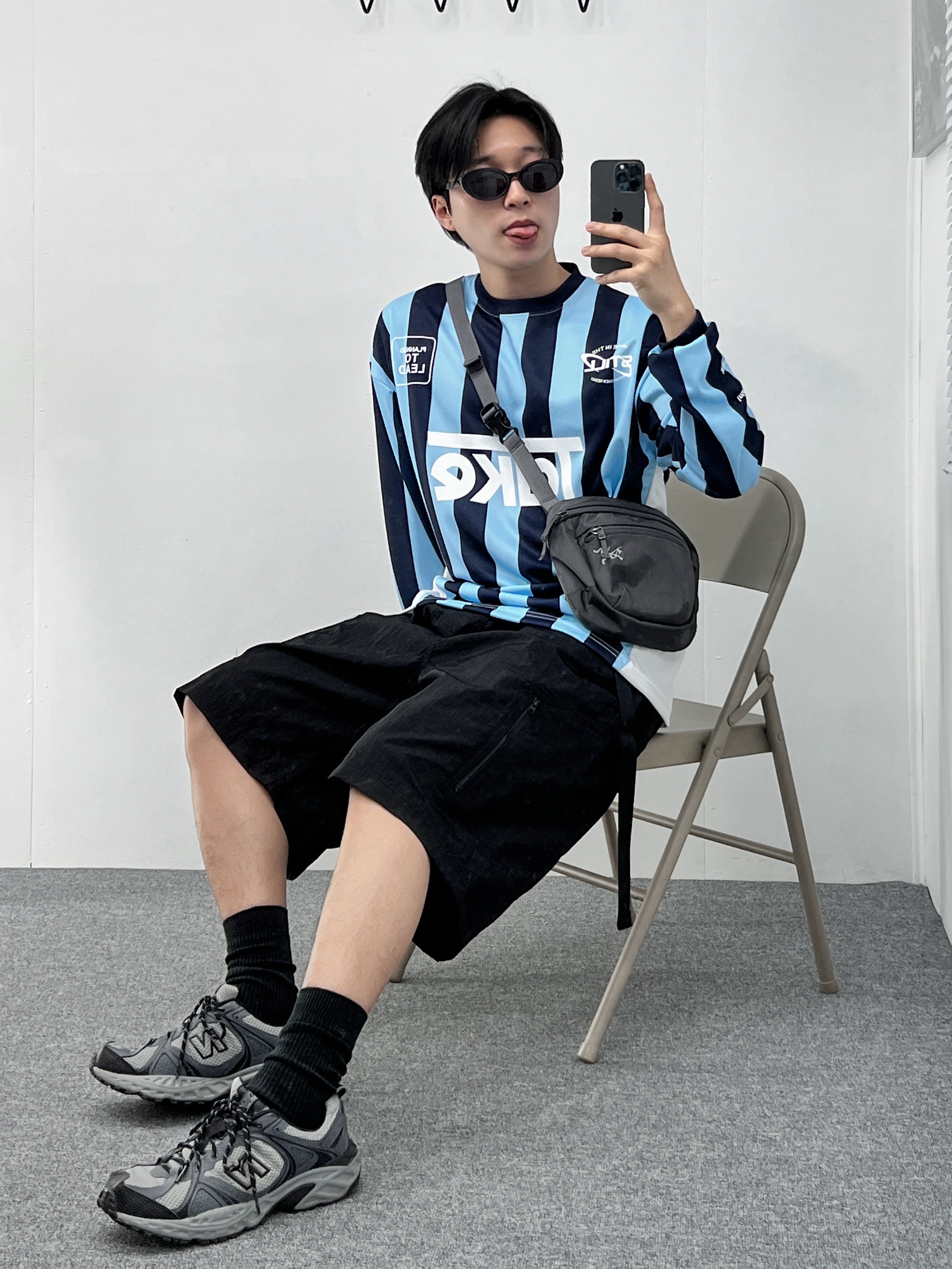 Arc'teryx Mantis 2 Waistpack Black 착용 스타일 - 1