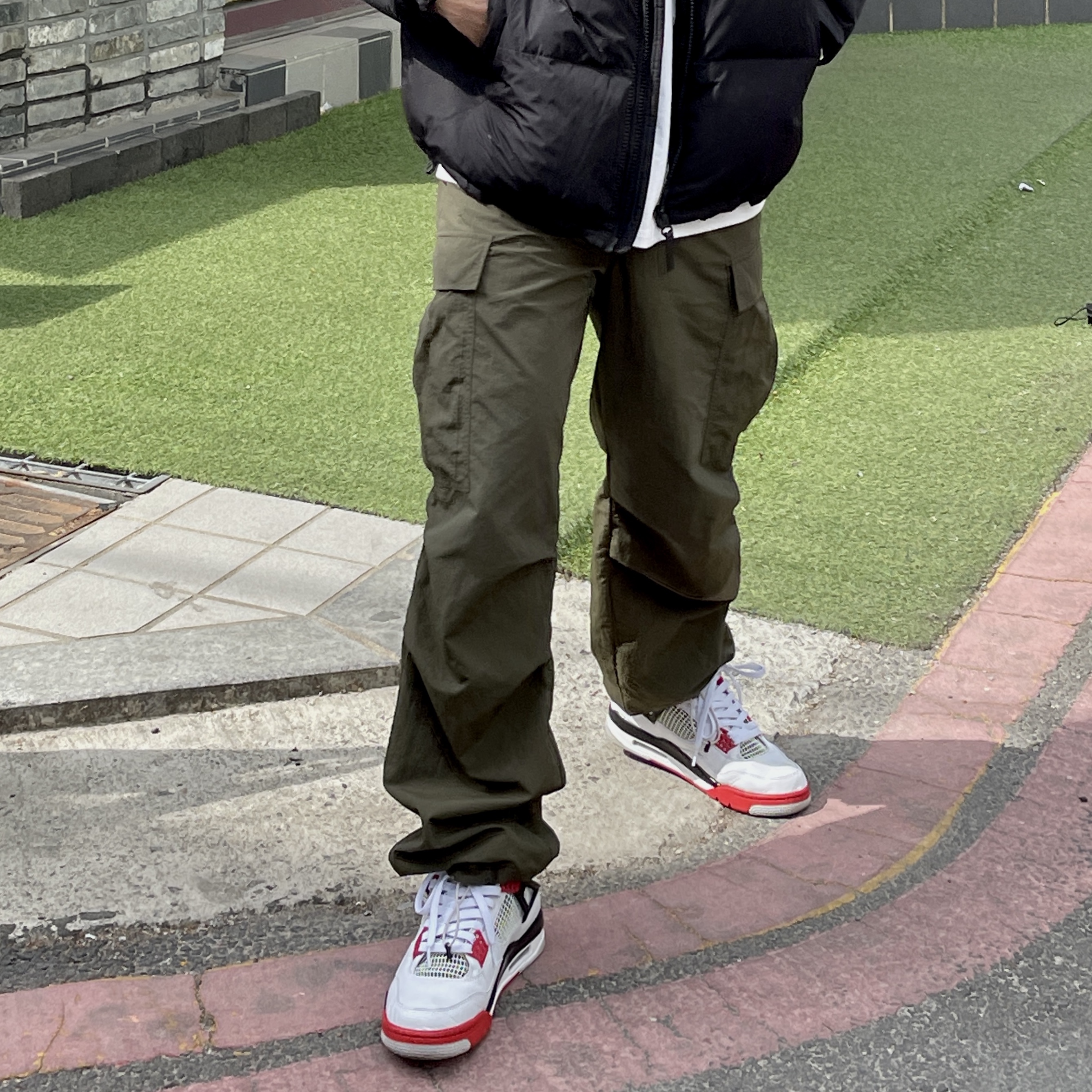 Jordan 4 Retro OG Fire Red 2020 착용 스타일