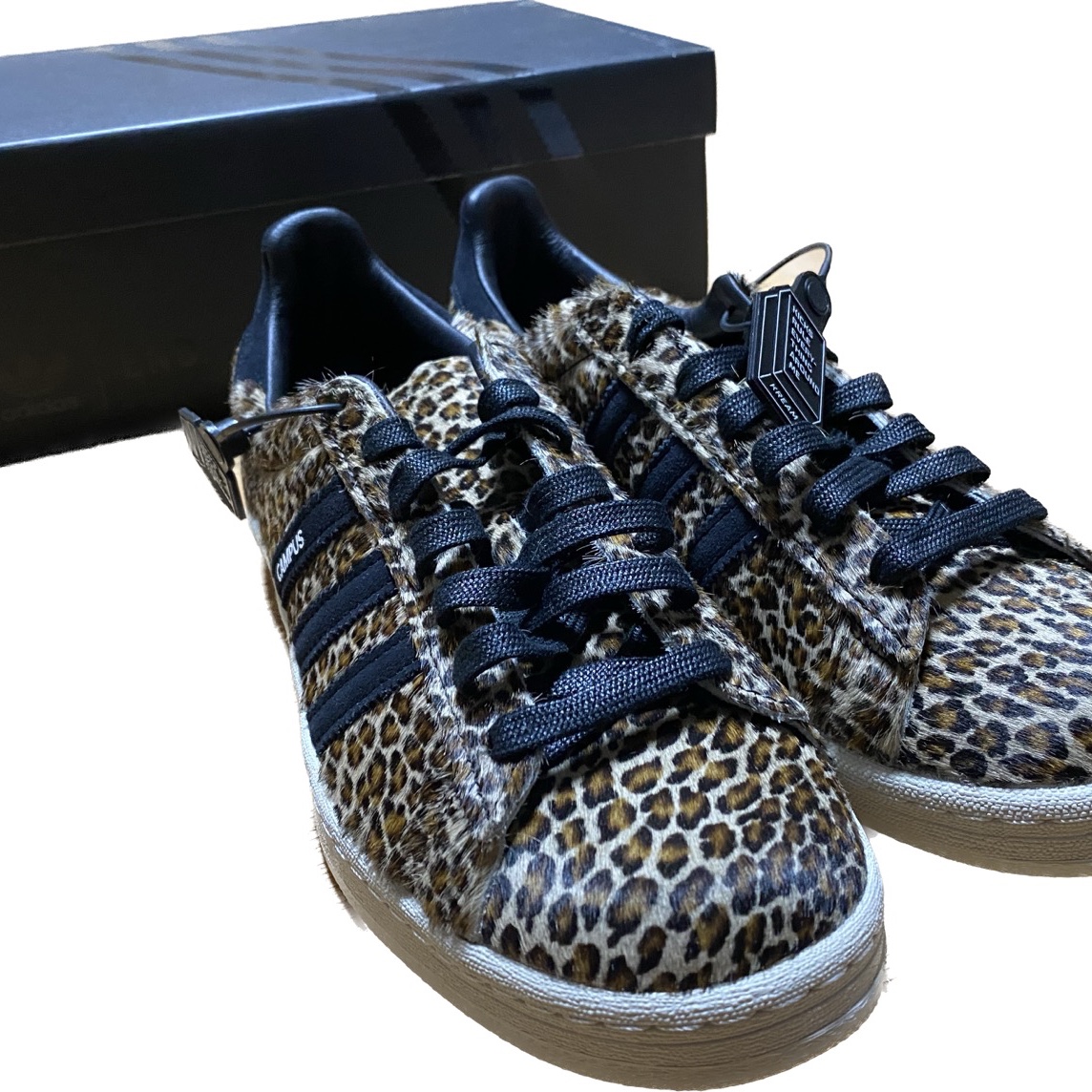 Adidas x END. x Neighborhood Campus Leopard Black 착용 스타일 - 1