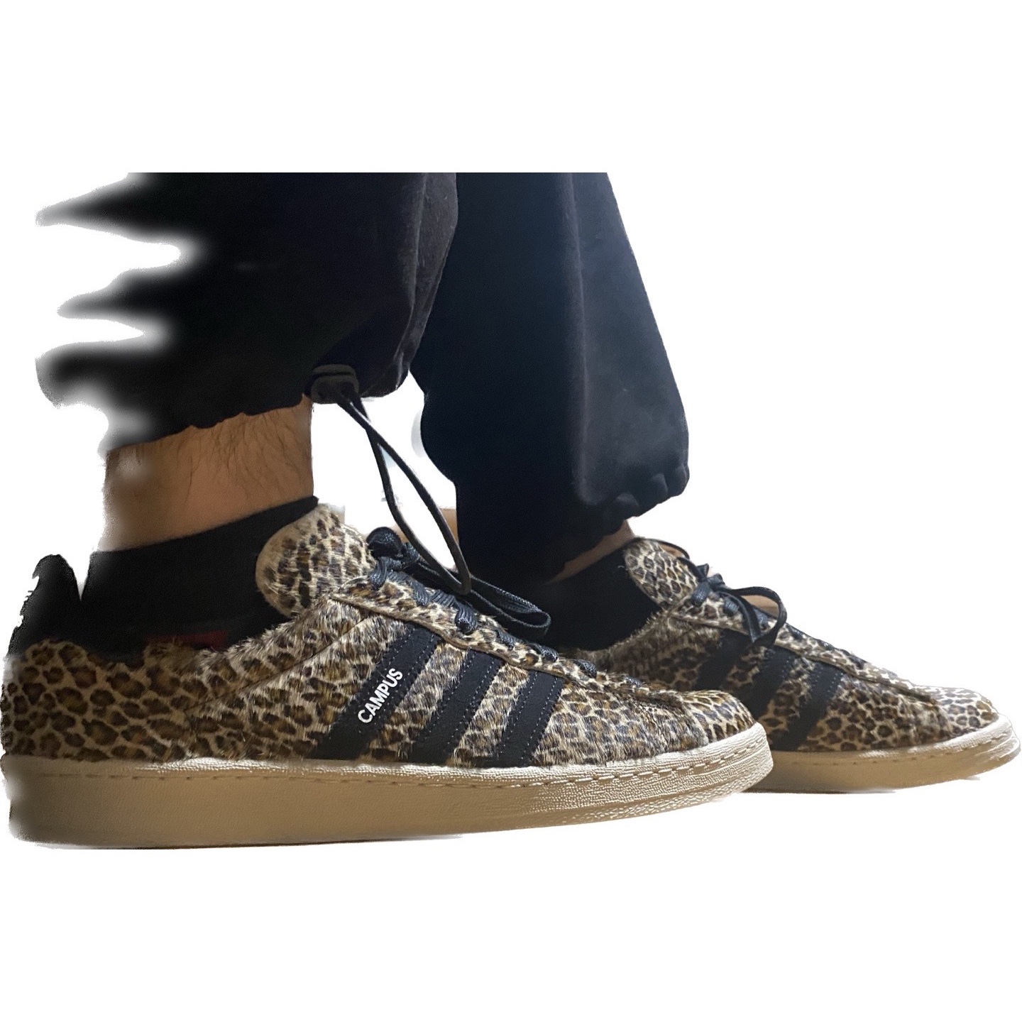 Adidas x END. x Neighborhood Campus Leopard Black 착용 스타일 - 2