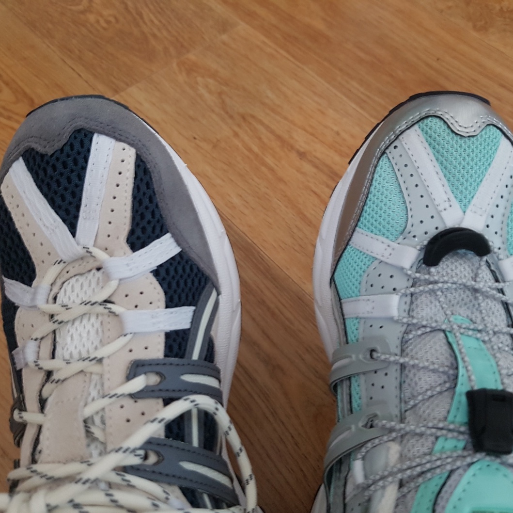 Asics Gel-Sonoma 15-50 French Blue, (W) Asics x Matin Kim Gel-Sonoma 15-50 Oasis Green Pure Silver 착용 스타일