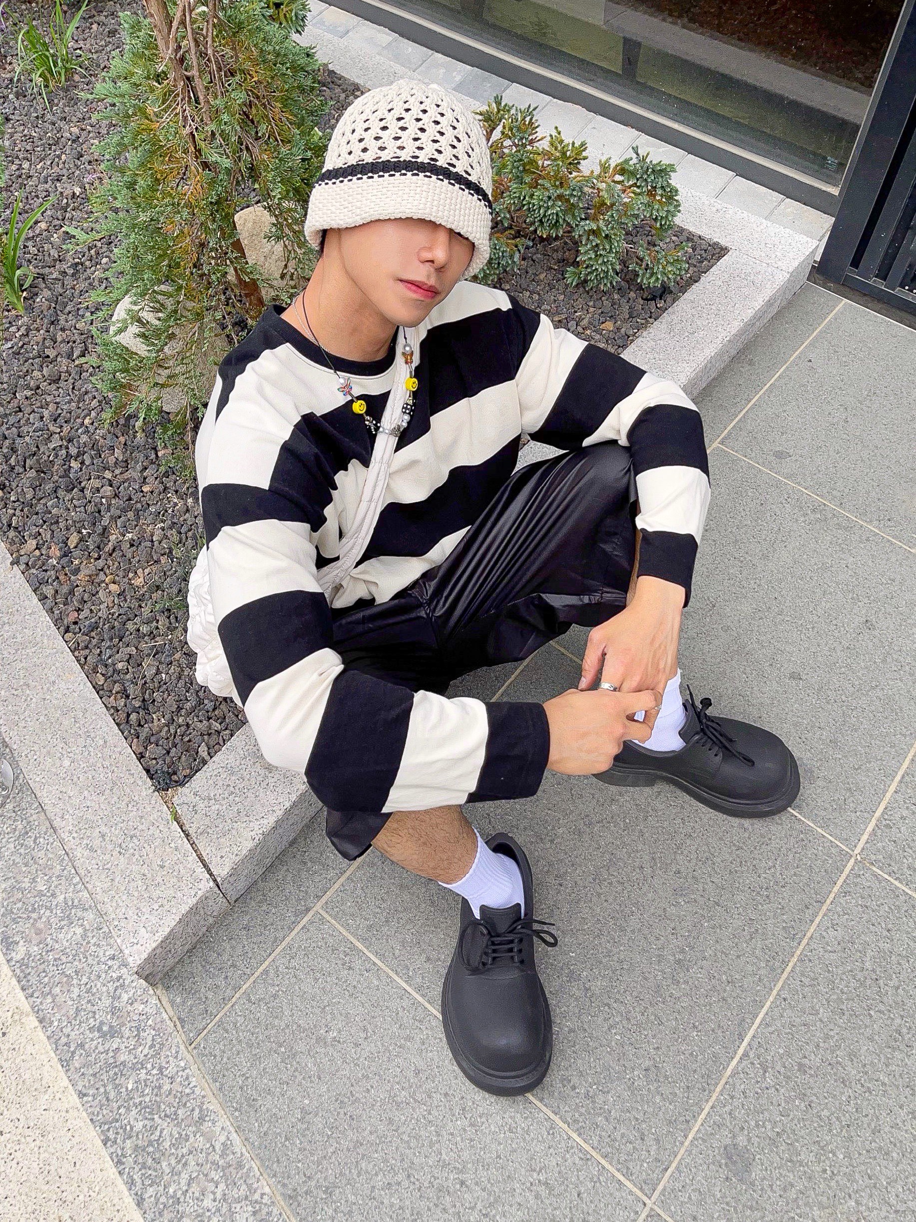 Balenciaga Steroid Derby Black 착용 스타일 - 2