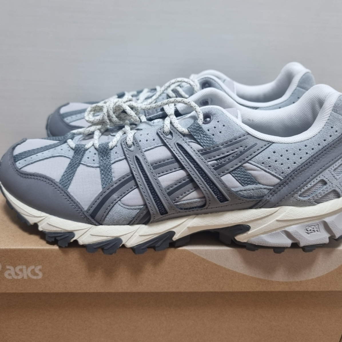Asics Gel-Sonoma 15-50 Oyster Grey Clay Grey 착용 스타일