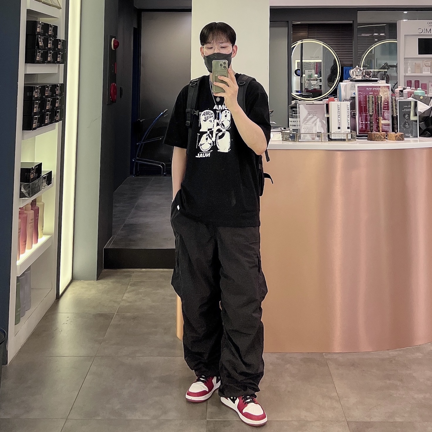 Jordan 1 Mid Chicago 2020 착용 스타일 - 2