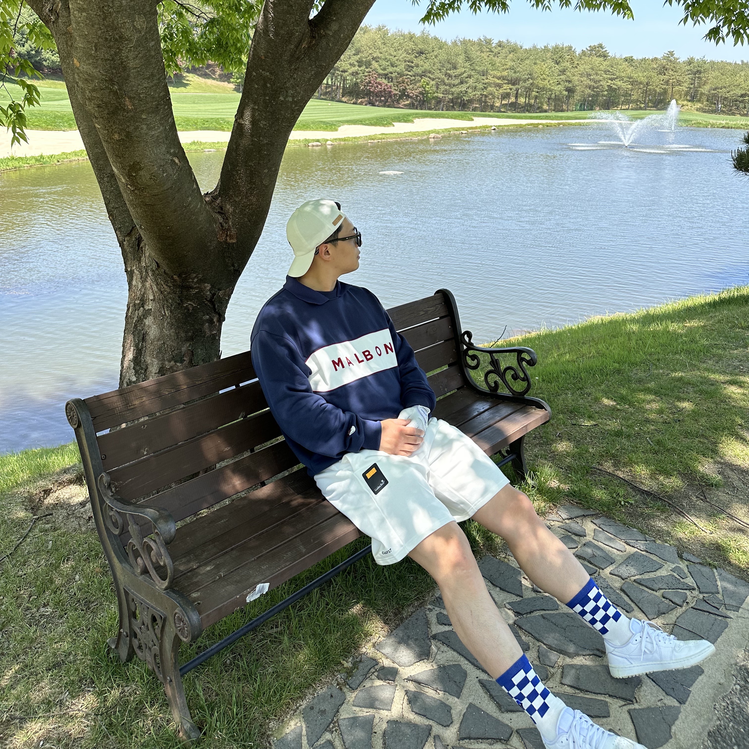 Jordan 1 Low Golf Triple White 착용 스타일
