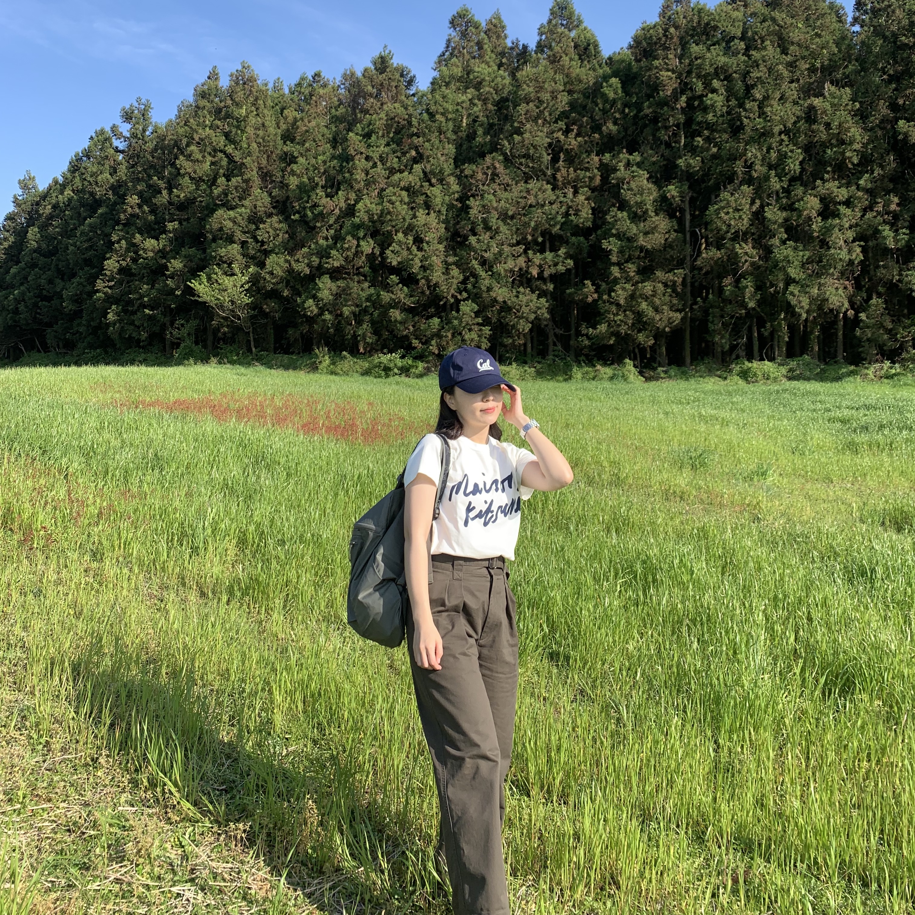 Arc'teryx Heliad 15 Backpack Forage 착용 스타일