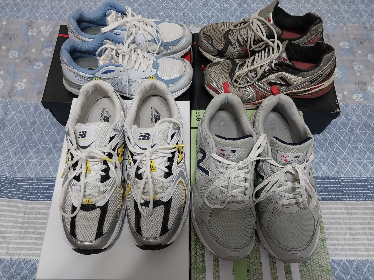 New Balance 530 White Yellow 착용 스타일