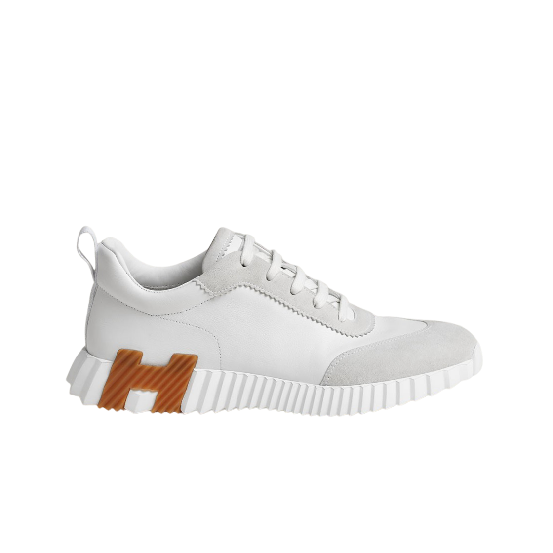 에르메스 바운싱 스니커즈 카프스킨 스웨이드 고트스킨 & 블랑(Hermes Bouncing Sneakers Calfskin Suede Goatskin & Blanc)